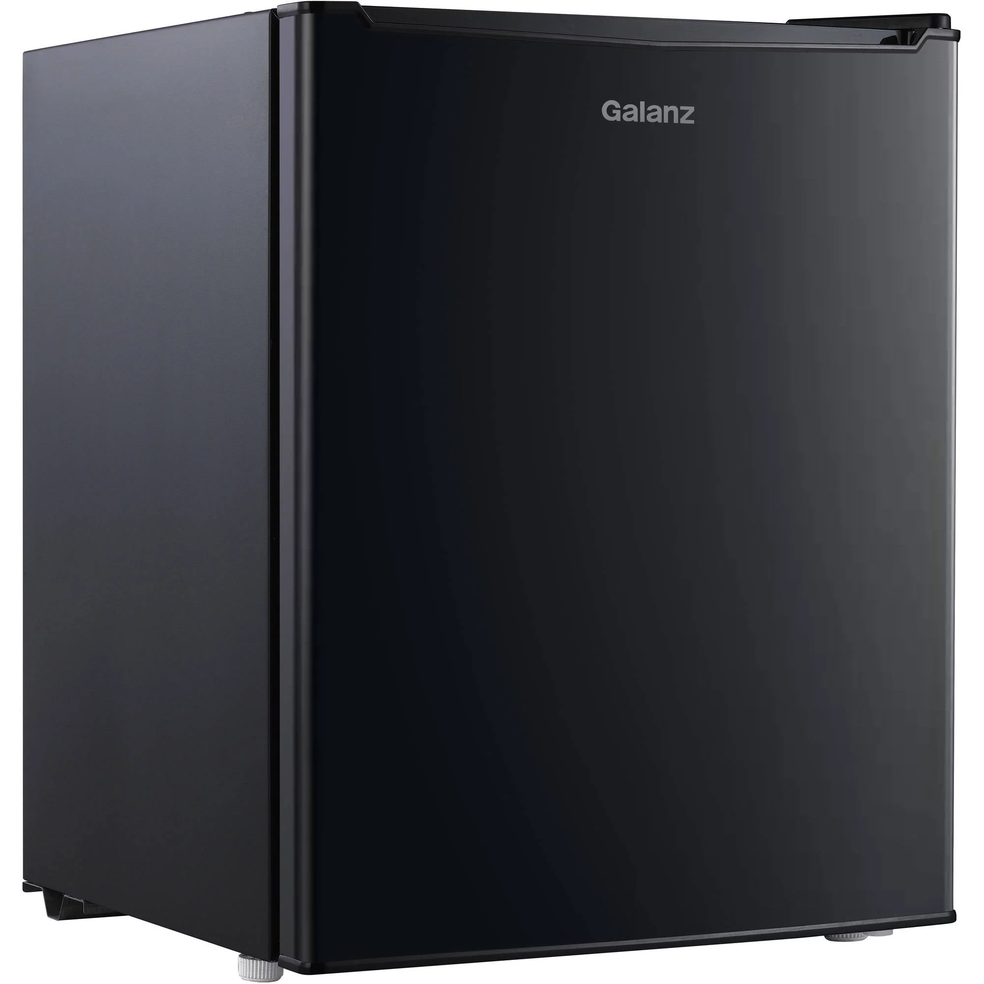 Galanz 2.7 Cu ft Single Door Mini Fridge, Black, Estar, New, Width 19.13″