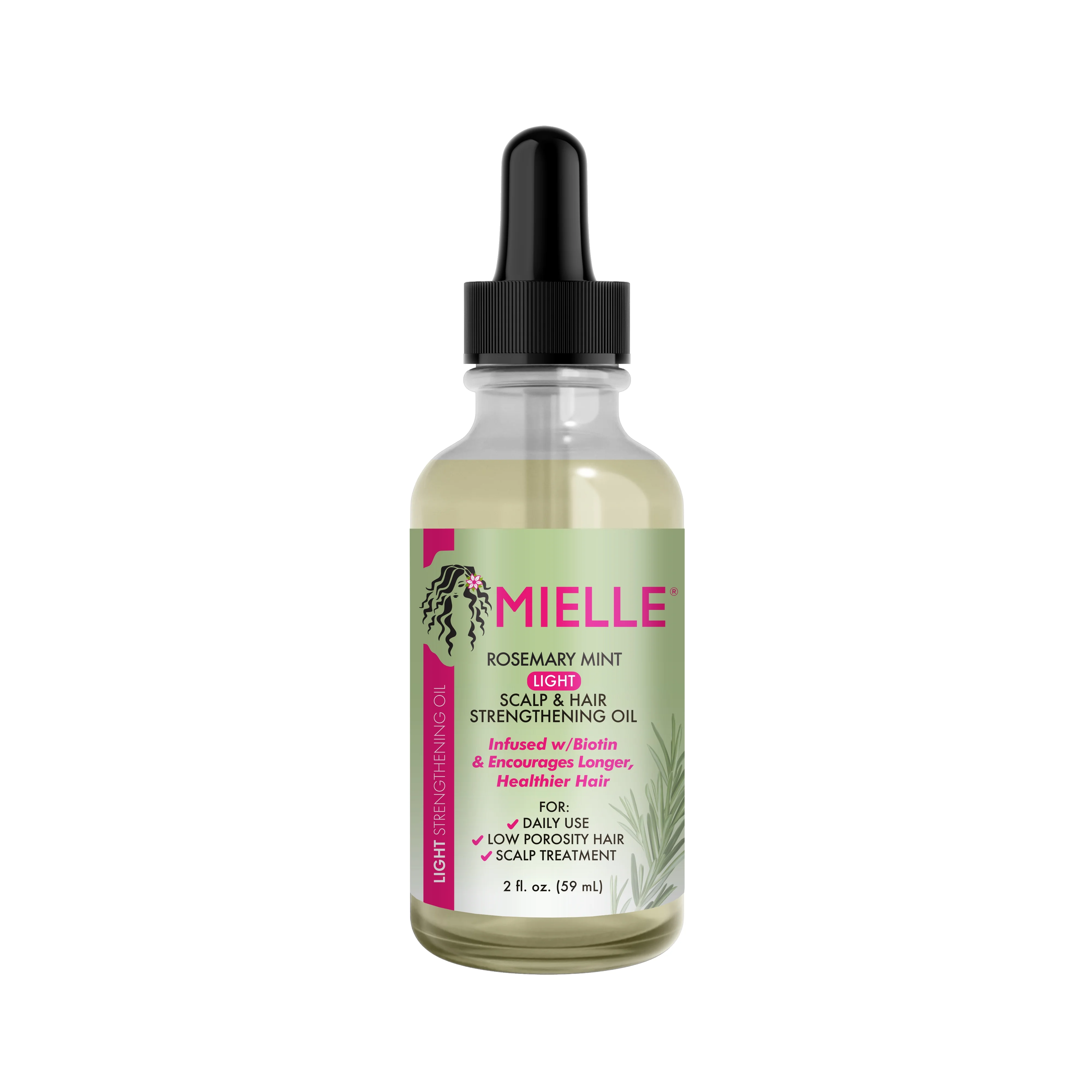 Mielle Rosemary Mint Light Scalp & Hair Oil 2 oz