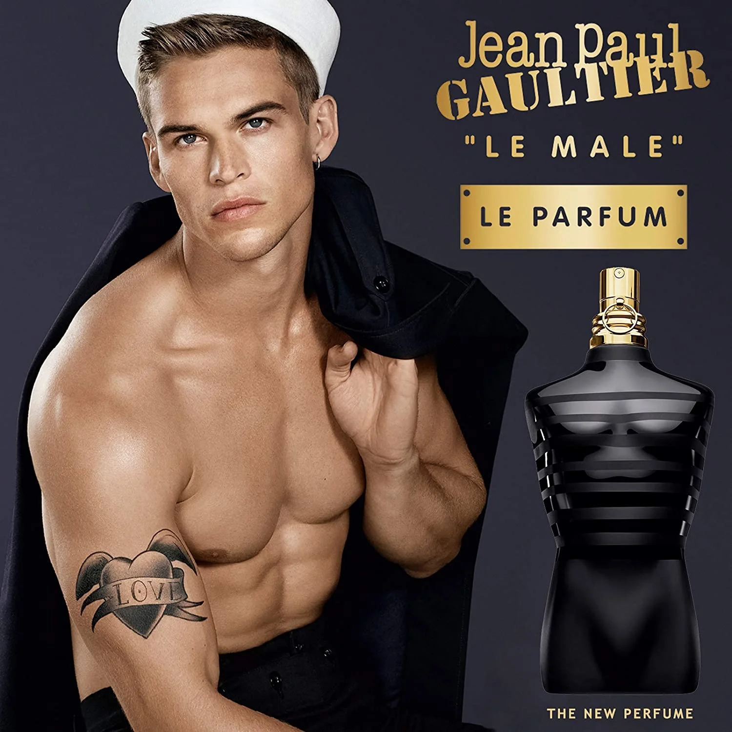 Jean Paul Gaultier Le Male Eau De Parfum Intense, Cologne for Men, 4.2 oz