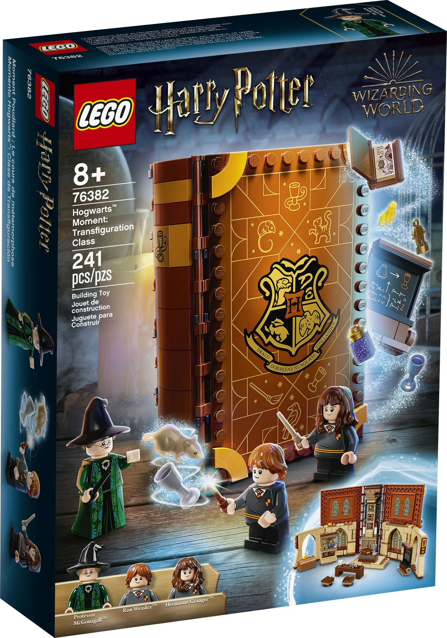 LEGO Harry Potter Hogwarts Moment: Transfiguration Class 76382 Collectible Playset (240 Pieces)