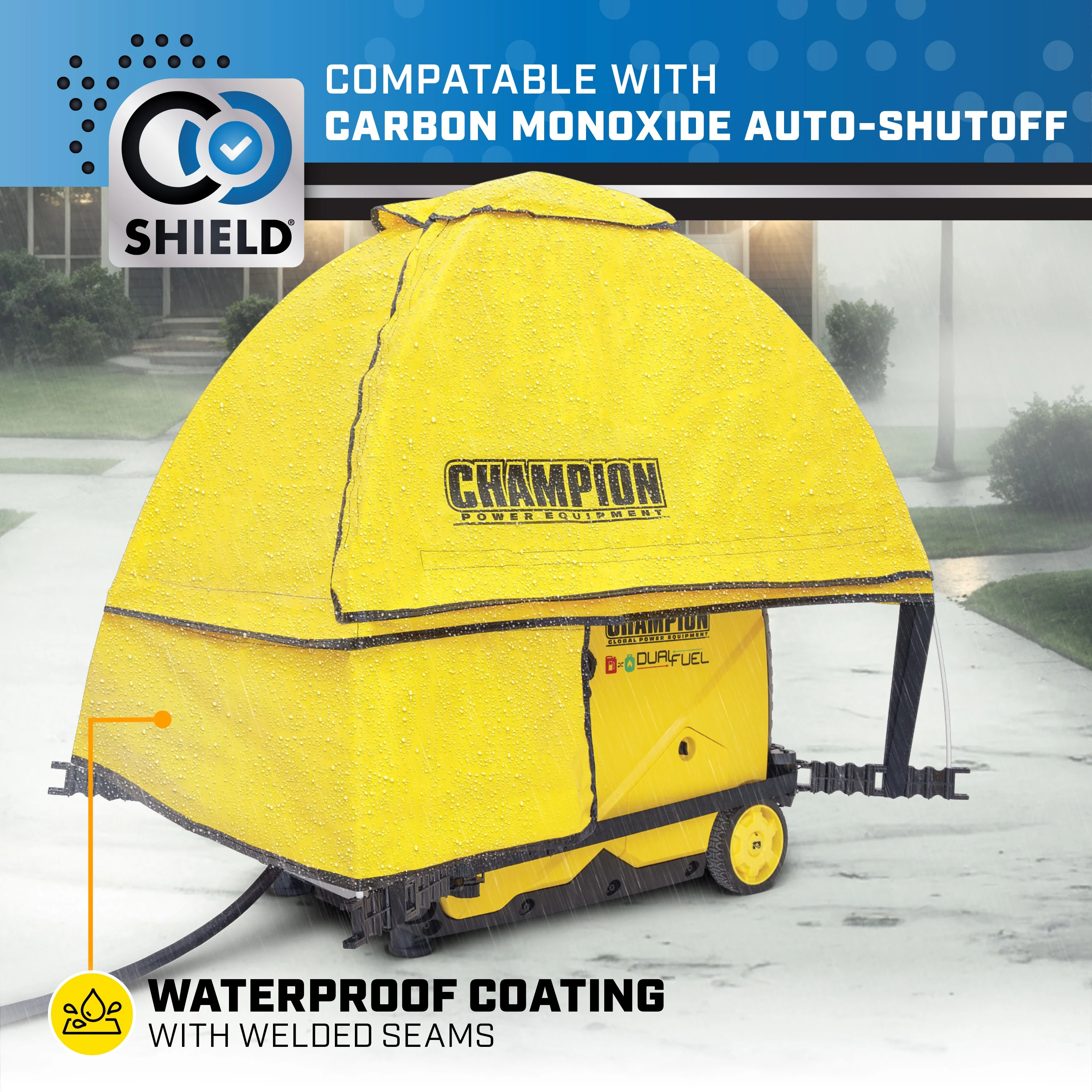 Champion Power Equipment Storm Shield Severe Weather Inverter Generator Cover by GenTent for 2000 to 11,000-Watt Inverters