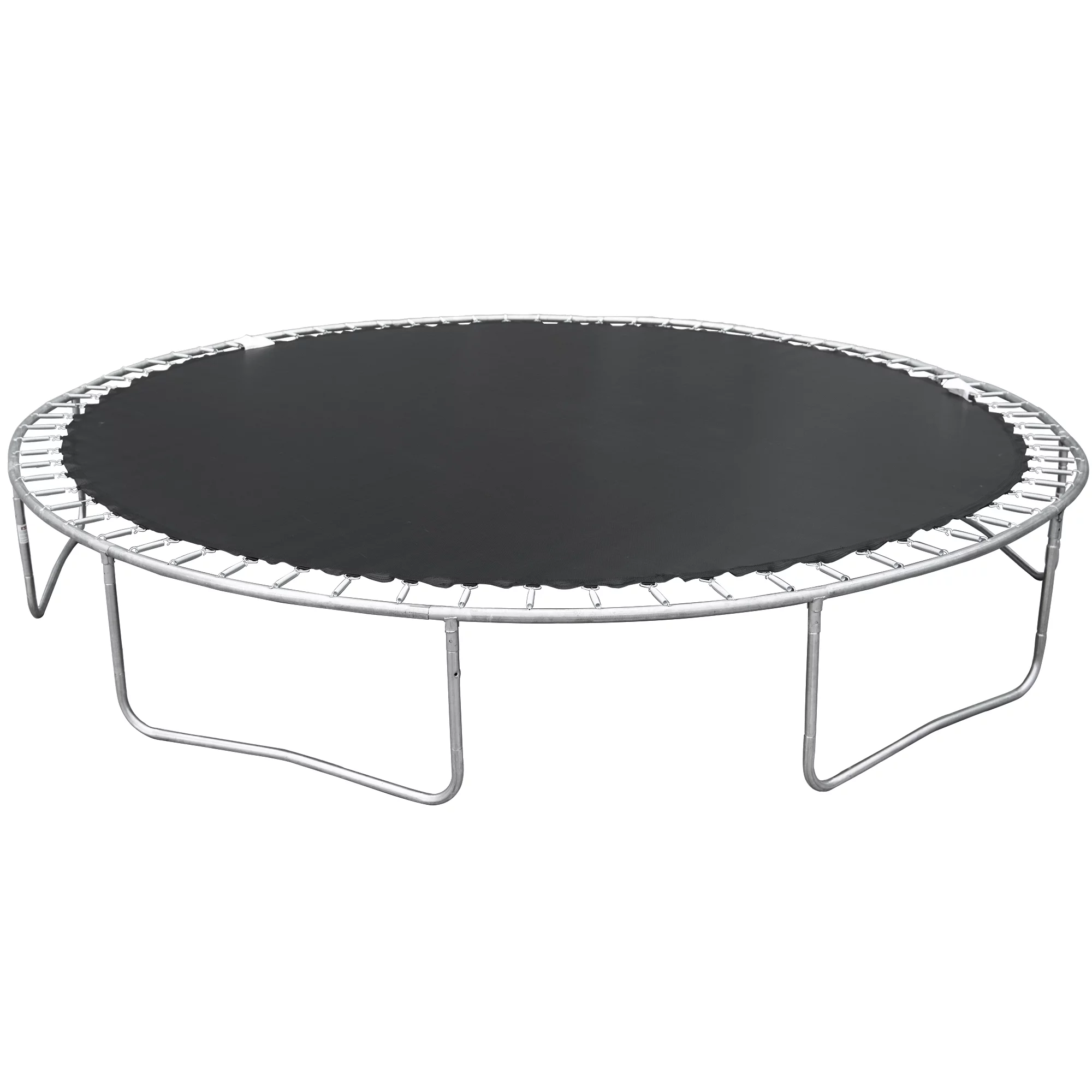 14ft Trampoline for Kids Teens Adults with Basketball Hoop and Safety Enclosure Net, Outdoor Large Recreational Trampoline with Metal Ladder, ASTM Approved & High Stability