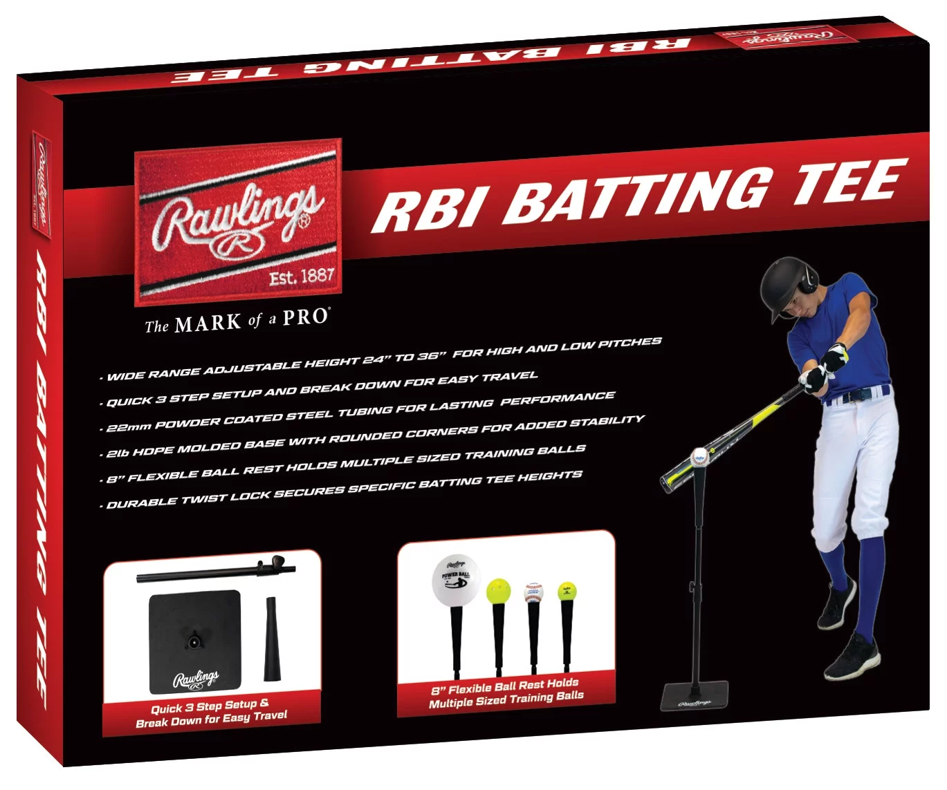 Rawlings Official RBI Batting Tee