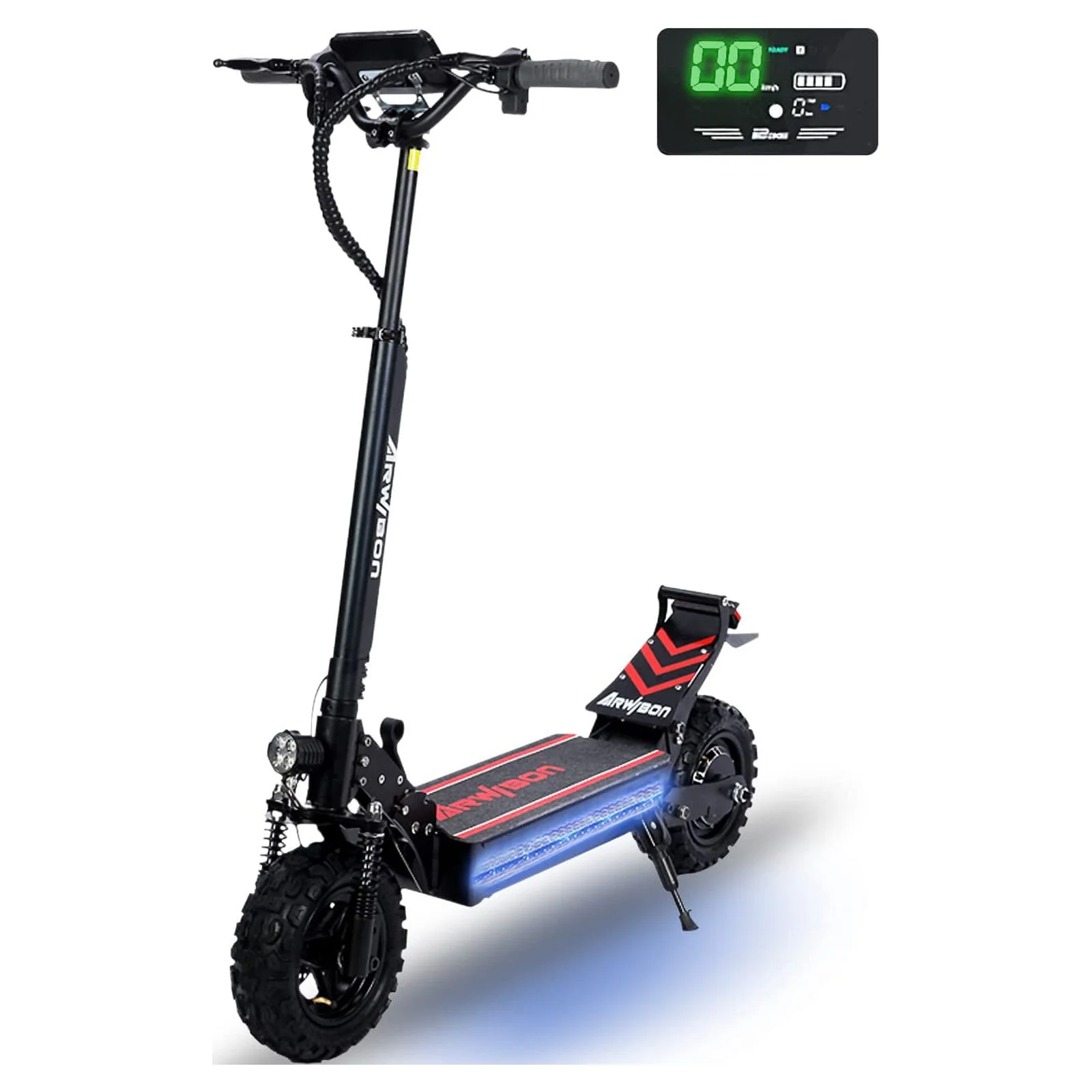 Electric Kick Scooter for Adults – 2500W Motor, Up to 30 MPH & 20-30 Miles, 48V/16AH