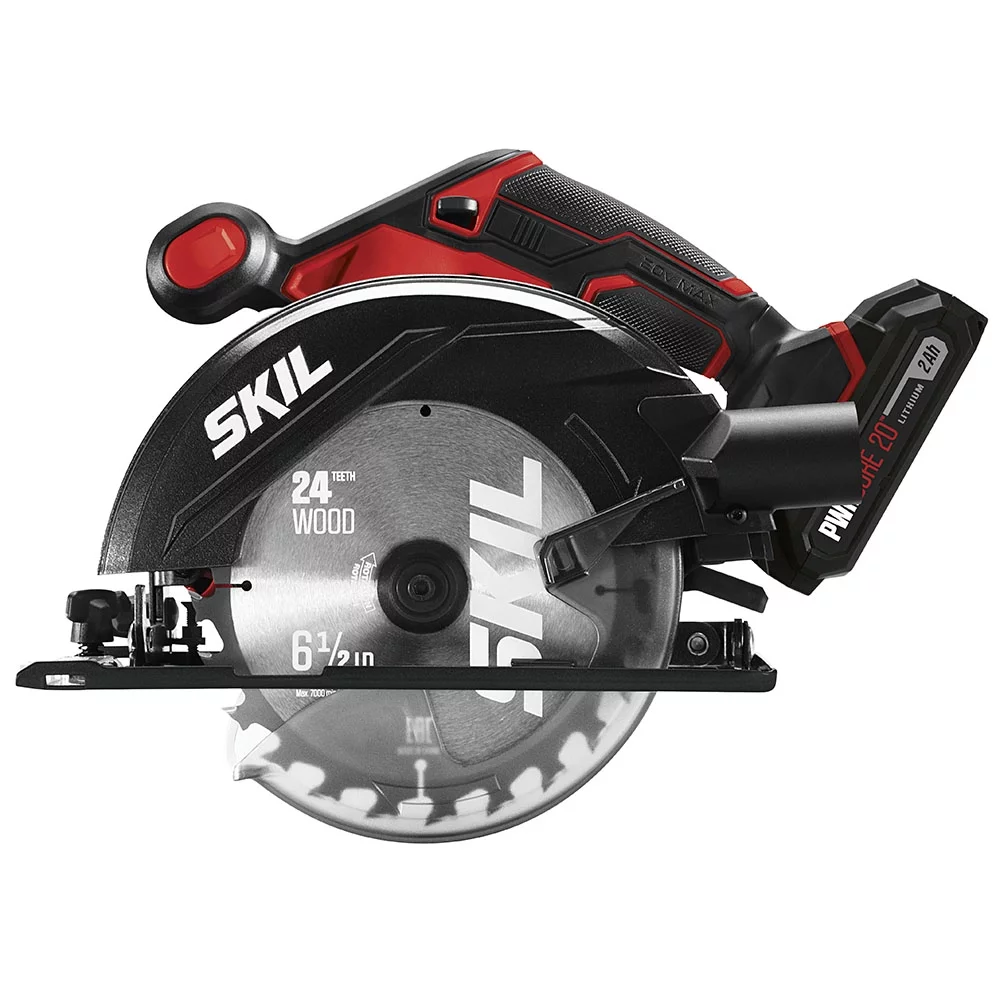 SKIL CR540602 20V 6-1/2” Cordless Circular Saw Kit with 2.0Ah Lithium Battery & Charger