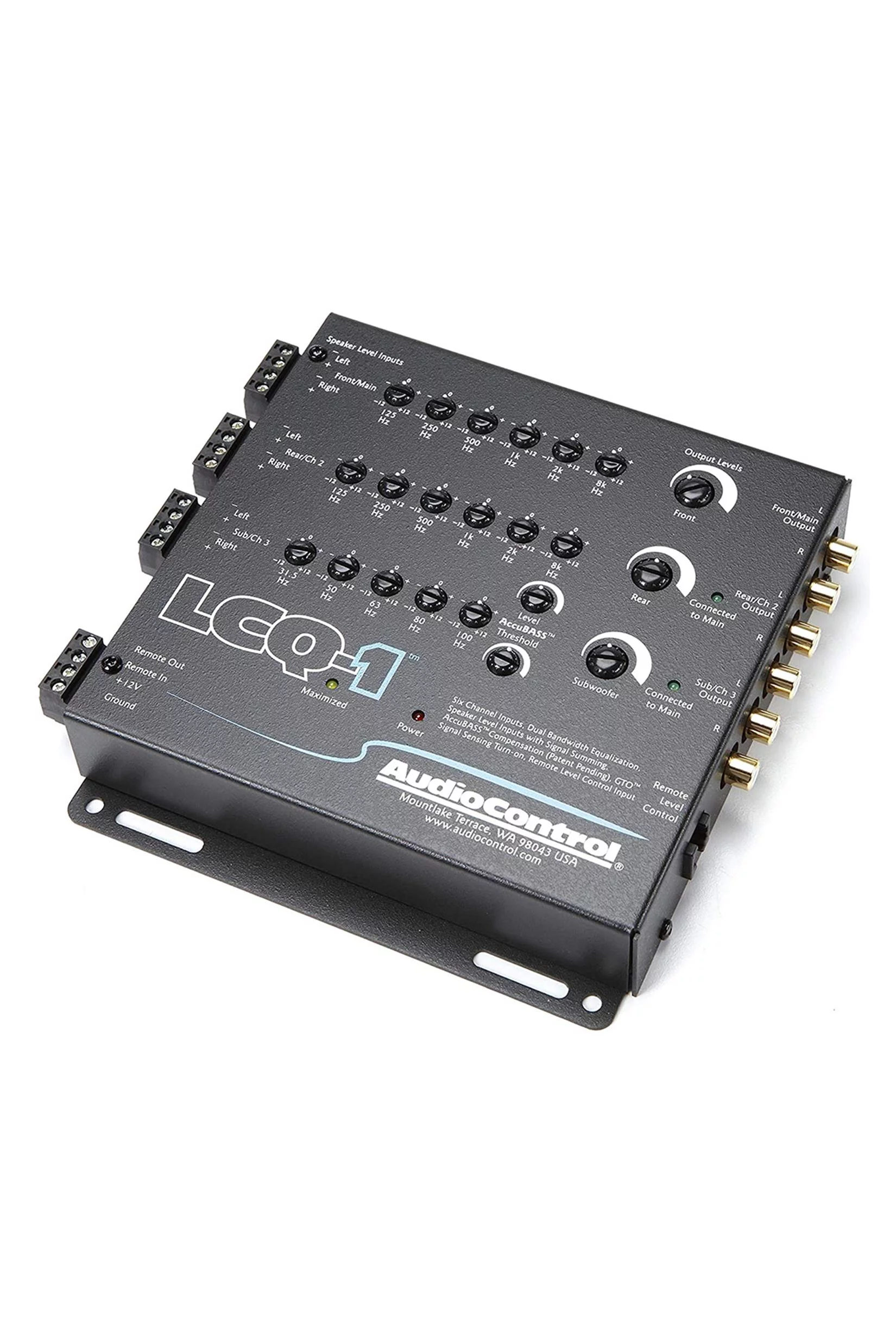 AudioControl LCQ-1 6-Channel Line Out Converter with EQ and Accubass