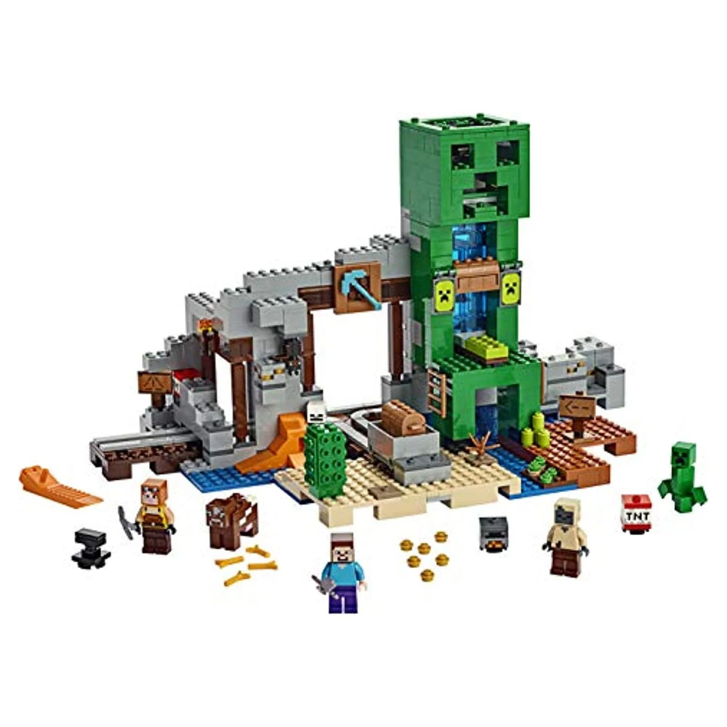 LEGO Minecraft The Creeper Mine 21155 Building Kit (834 Pieces)