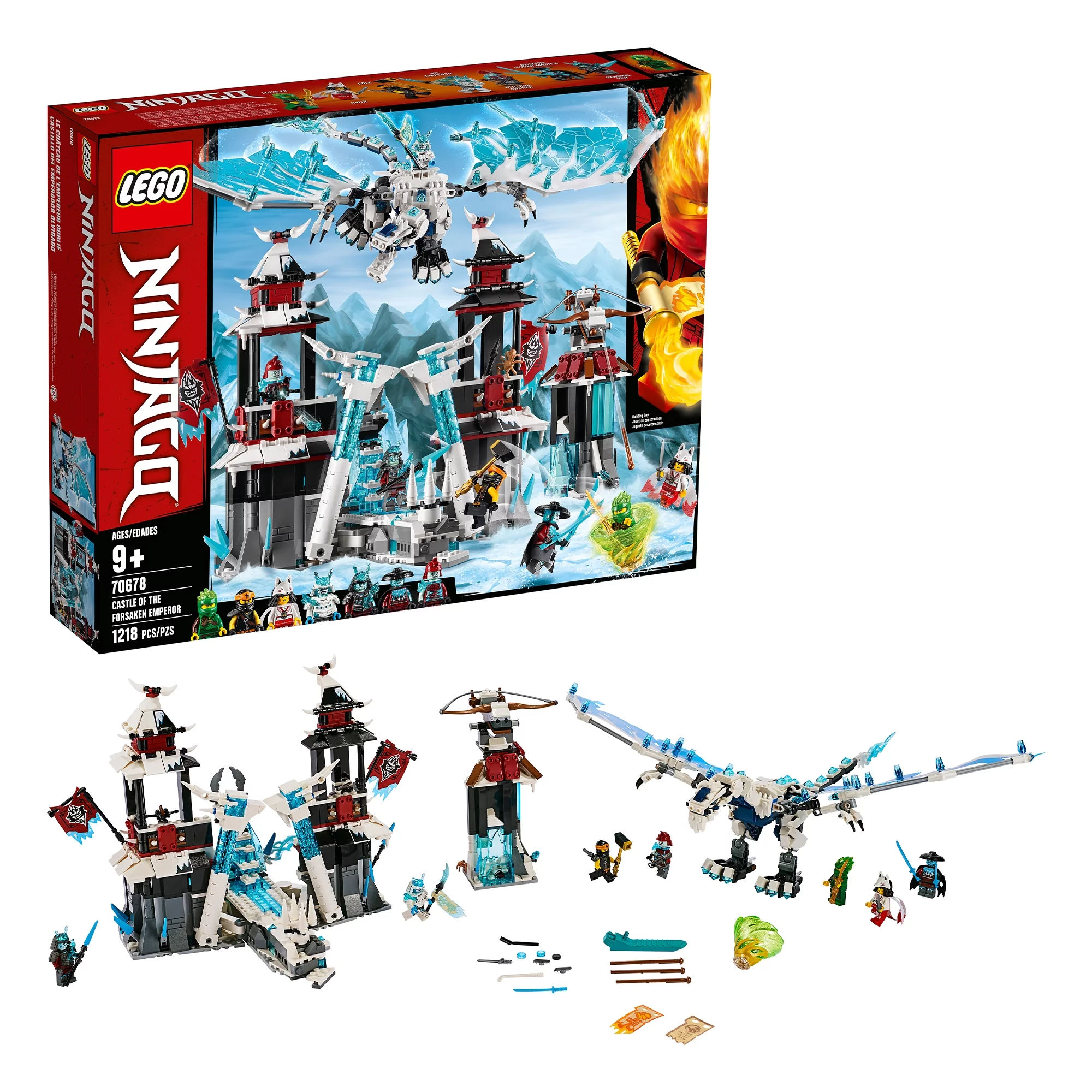 LEGO 70678 NINJAGO Castle of the Forsaken Emperors Building Kit (1,218 Pieces)