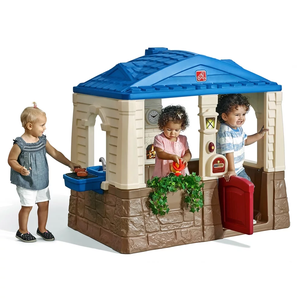 Step2 Neat & Tidy Cottage Playhouse Plastic Kids Outdoor Toys