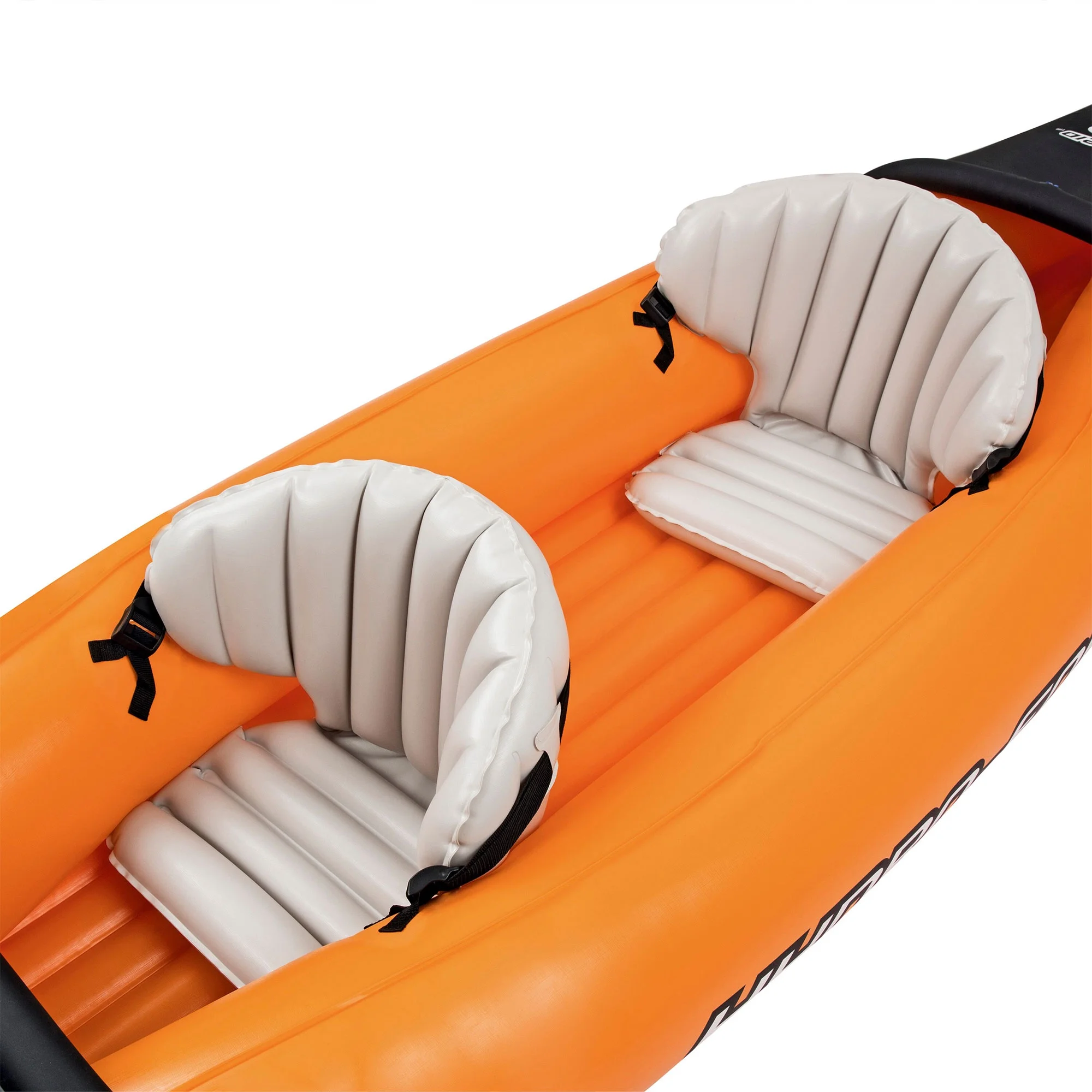 Bestway 126 x 35 Inch Lite-Rapid X2 Inflatable Kayak Float w/Oars (2 Pack)