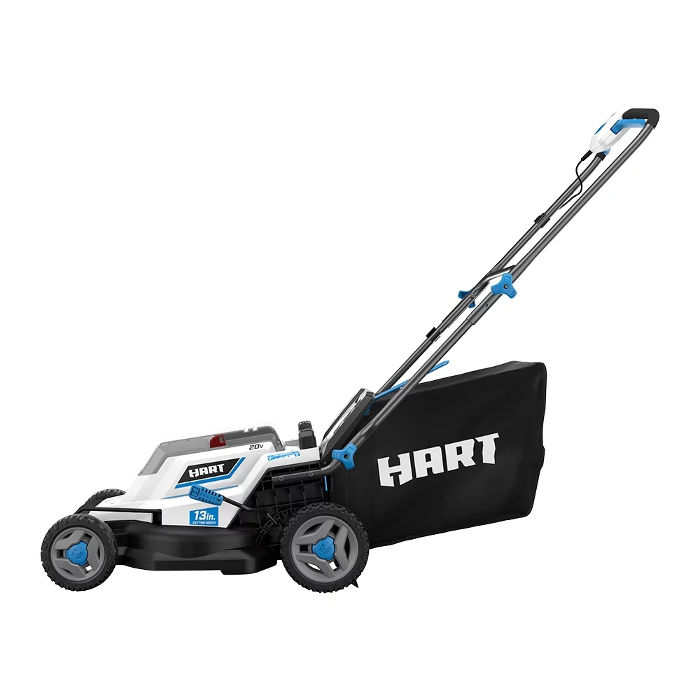 HART 20-Volt 13-inch Push Mower Kit, (1) 4.0Ah Lithium-Ion Battery