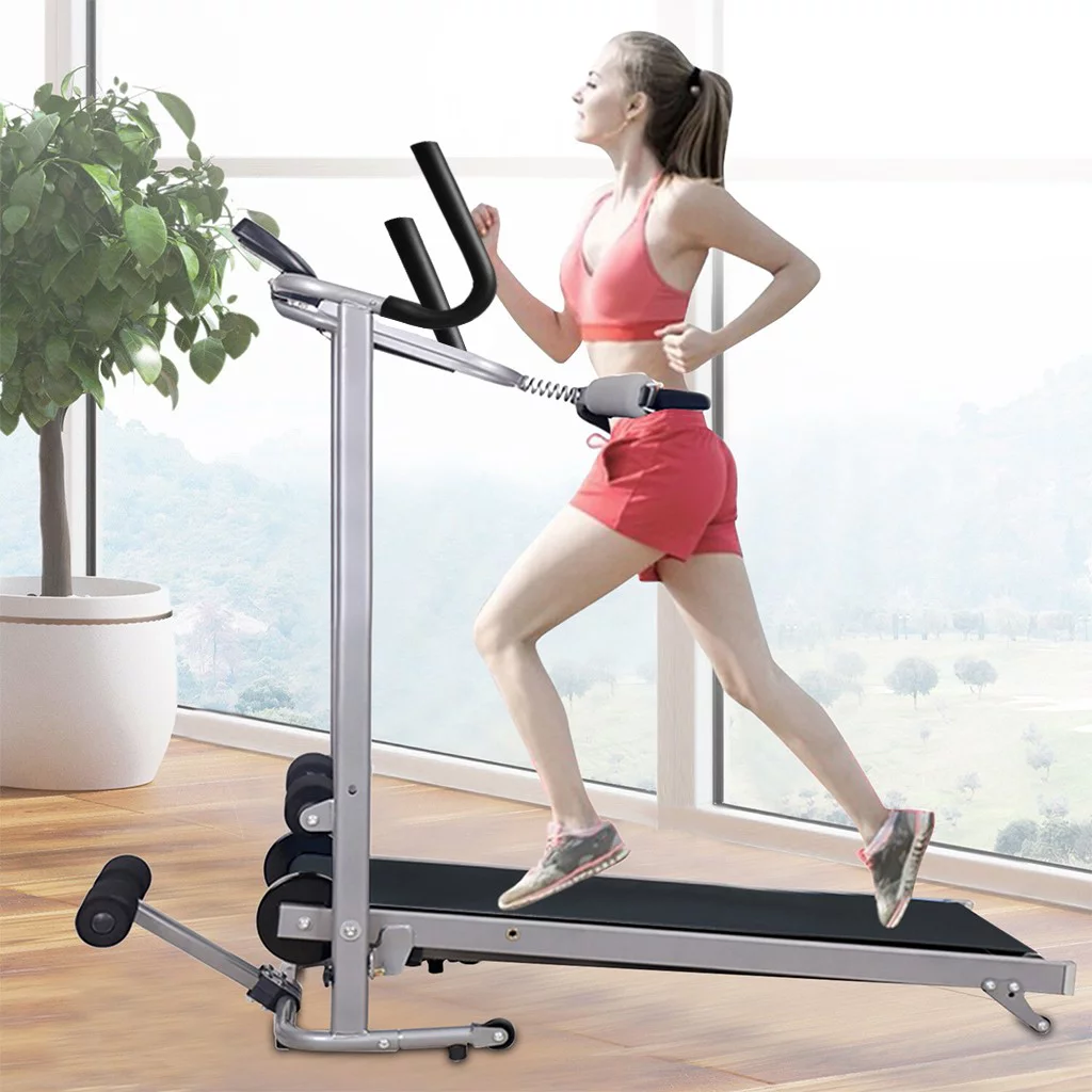 Treadmill Foldable Compact Treadmill Easy Assembly For Small Space For Full Body Workout