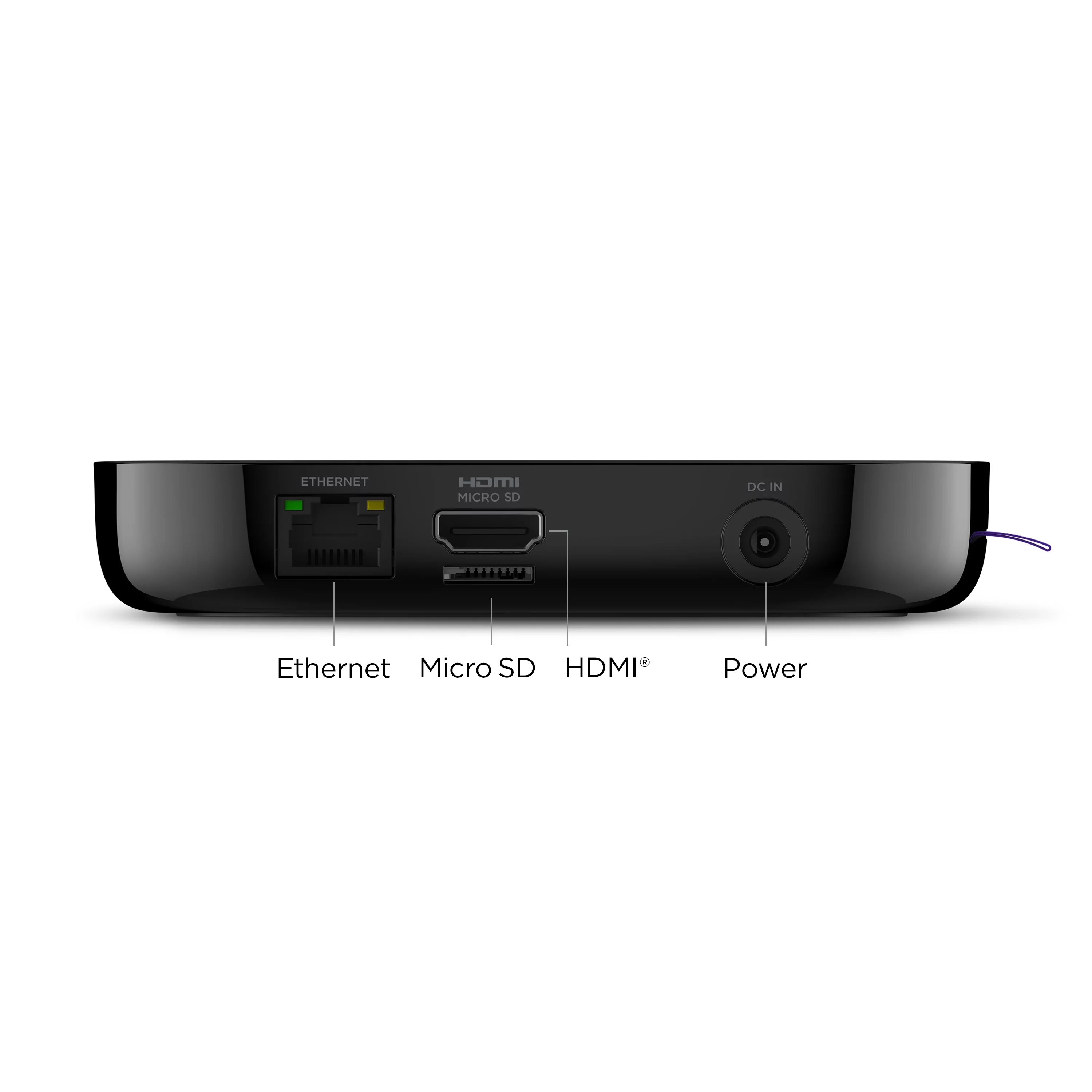 Roku Ultra LT 2019 HD/4K/HDR Streaming Device with Ethernet Port and Roku Voice Remote with Headphone Jack, includes Headphones