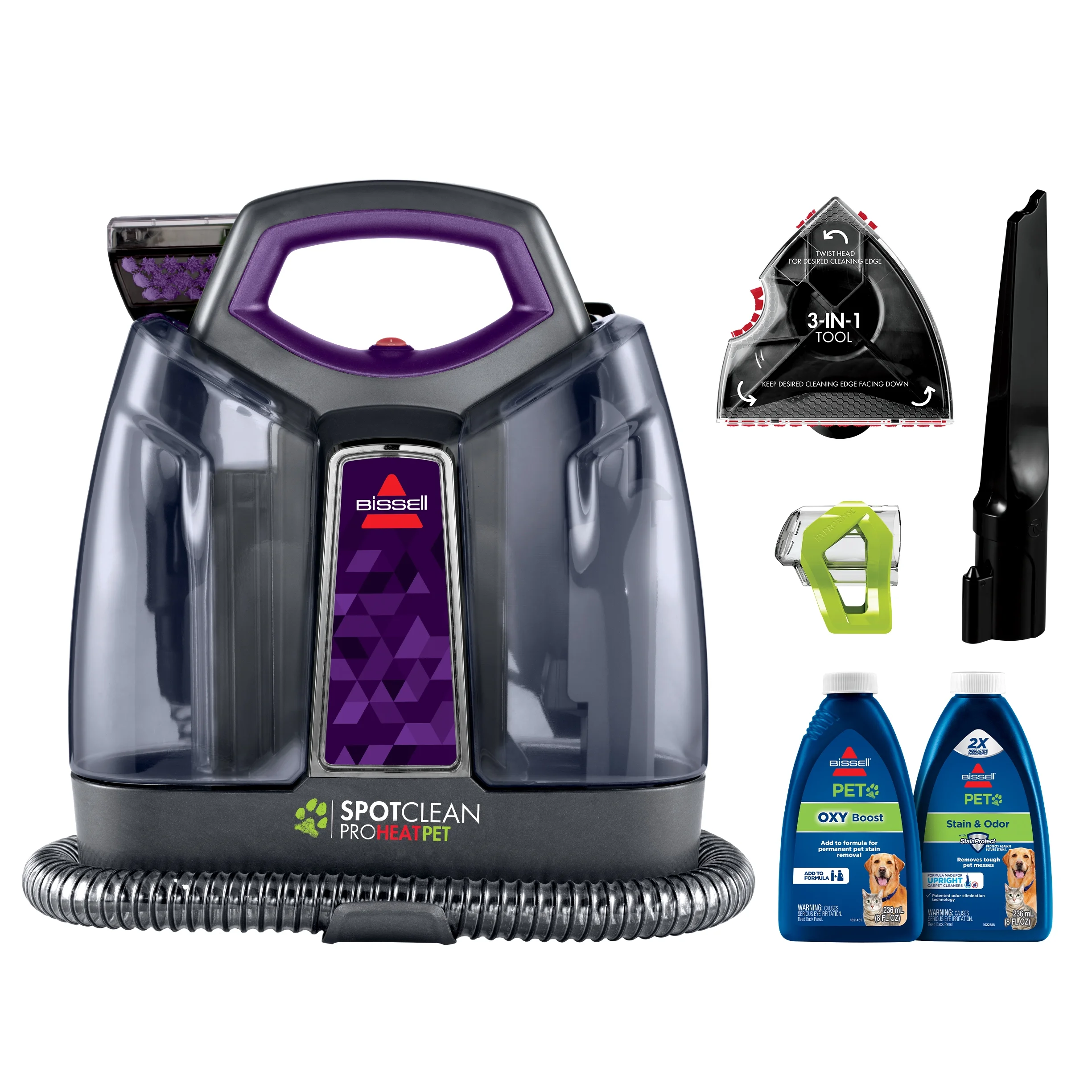 BISSELL SpotClean ProHeat Pet Portable Carpet Cleaner 2513W