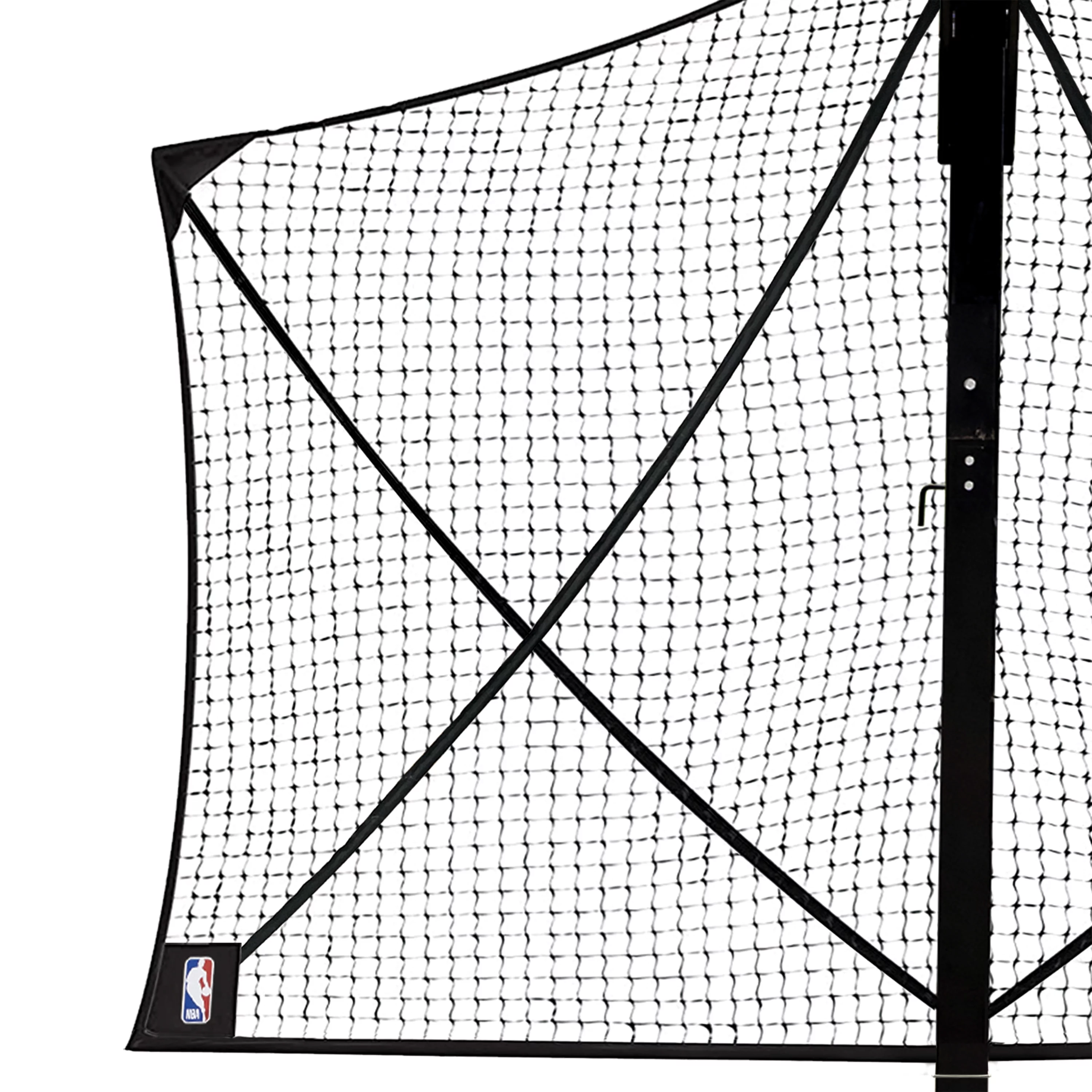 NBA Official 8’x10′ Folding Basketball Backstop Net, All-Weather, Black