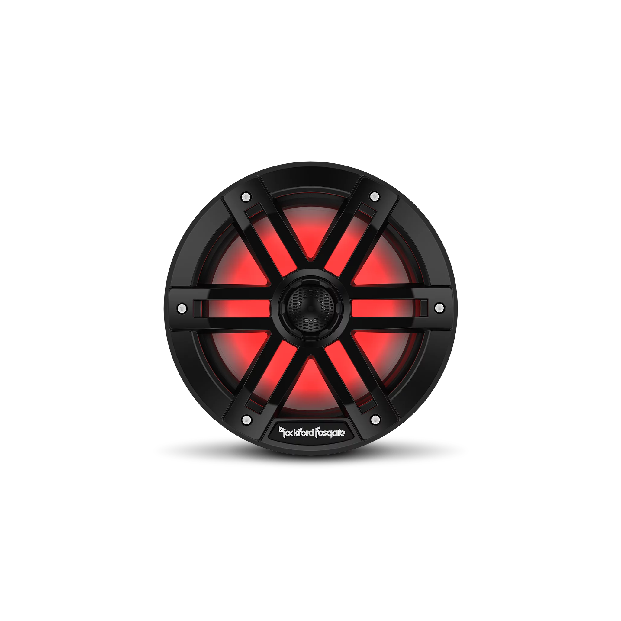 Rockford Fosgate M1-8B Color Optix 8?? 2-Way Coaxial Multicolor LED Lighted Marine Speakers – Black (Pair)