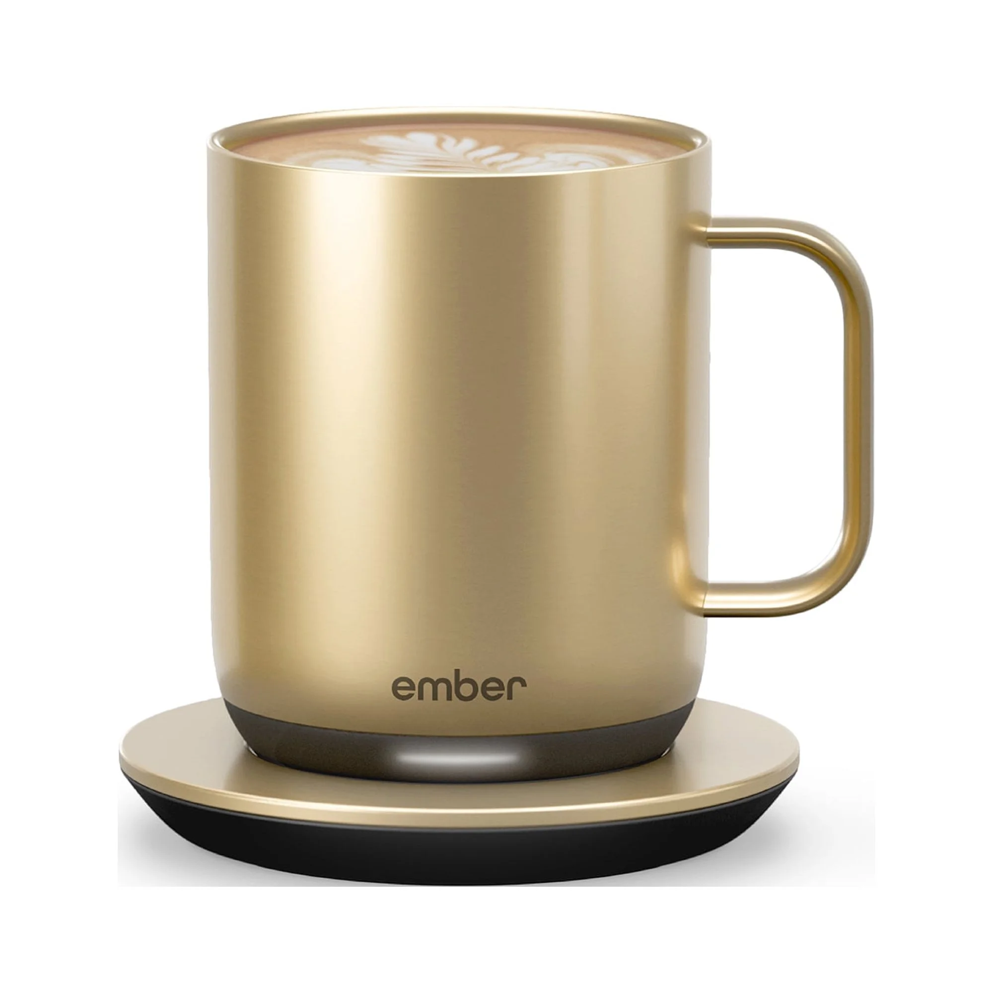 Ember Temperature Control Smart Mug 2, 10 oz, Copper, 1.5-hr Battery Life – App Controlled Heated Coffee Mug – Improved Design