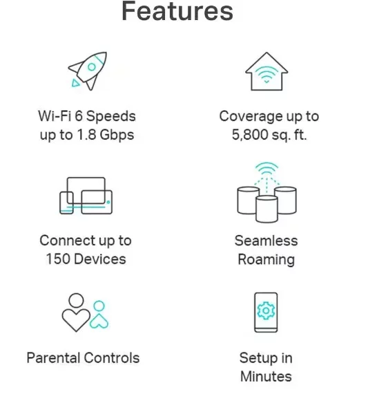 TP-Link Wi-Fi 6 Mesh Router Replacement System | 3 AX1800 Mesh Routers | Upgrade Home Coverage up to 5,800 Sq. ft. | TP-Link Deco X-25 (3 Pack)