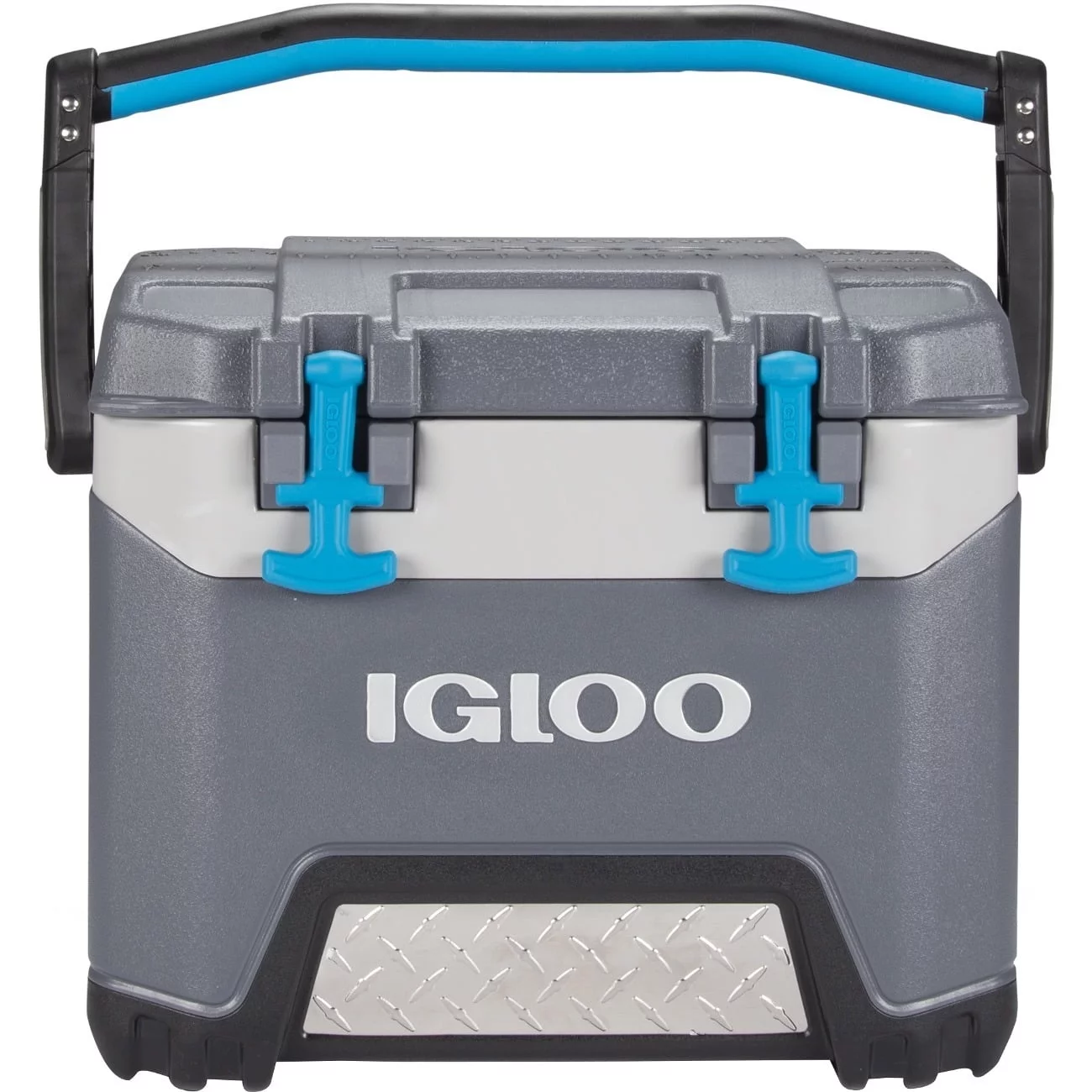 Igloo BMX Spacious 25 Quart Durable Cooler w/ Insulated Lid & Handles, Gray