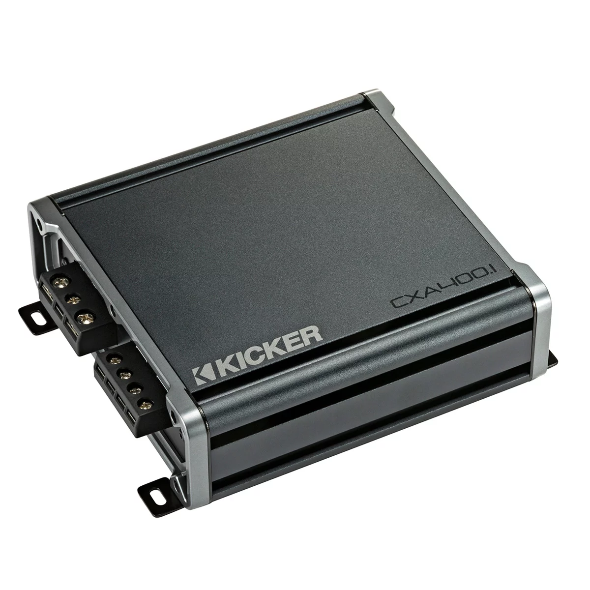 Kicker CX400.1 400W Class D Mono Amplifier for Car Audio Speakers, Black