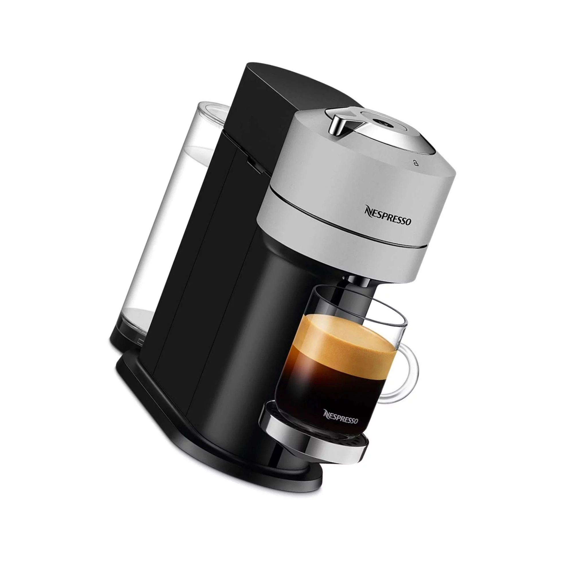 Nespresso Vertuo Next Deluxe Compact Coffee, Espresso Machine with Centrifusion Technology (Silver)