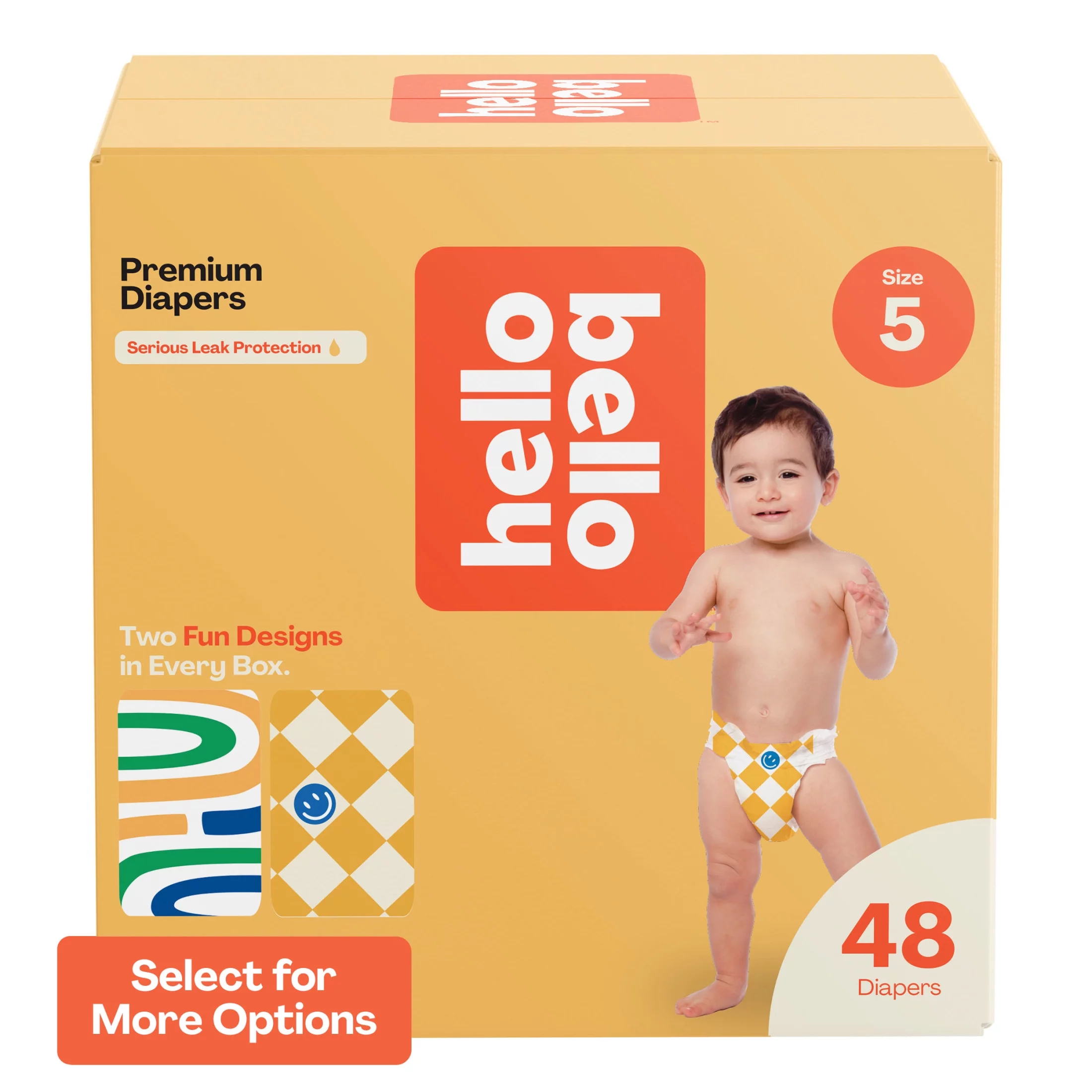 Hello Bello Premium Baby Diapers, Toddler Size 5, 48 Count (Select for More Options)