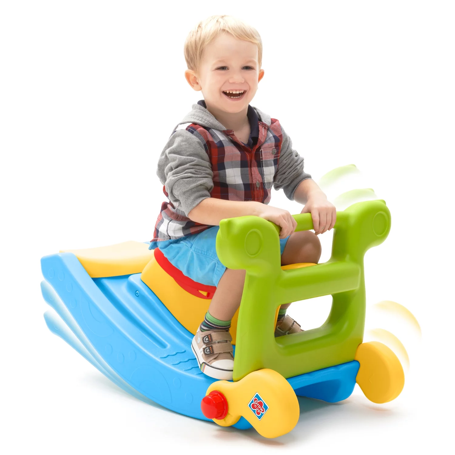 Grow ‘N Up Plastic Toddler Slide and Rocker Combo