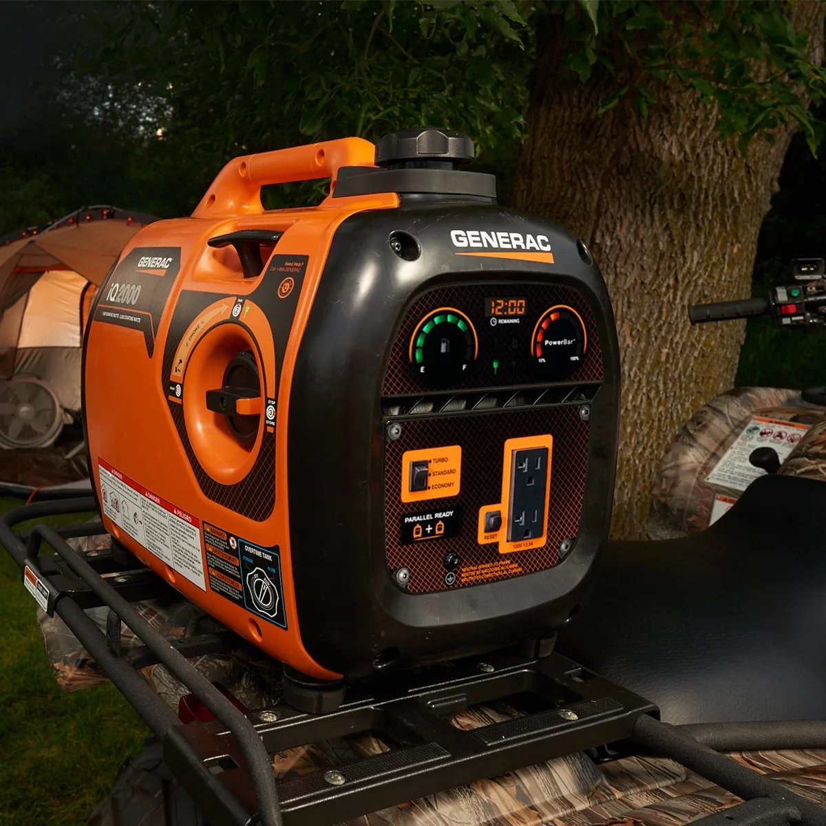 Generac 6866 iQ2000 2000 Watt Inverter Portable Generator, 50 State/CARB