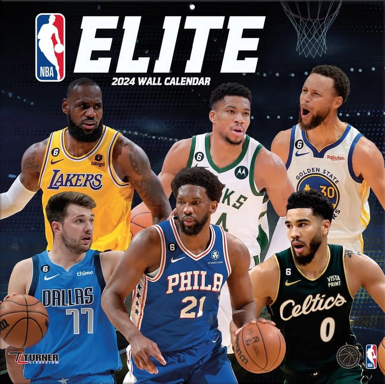 NBA Elite 2024 12×12 Wall Calendar (Other)