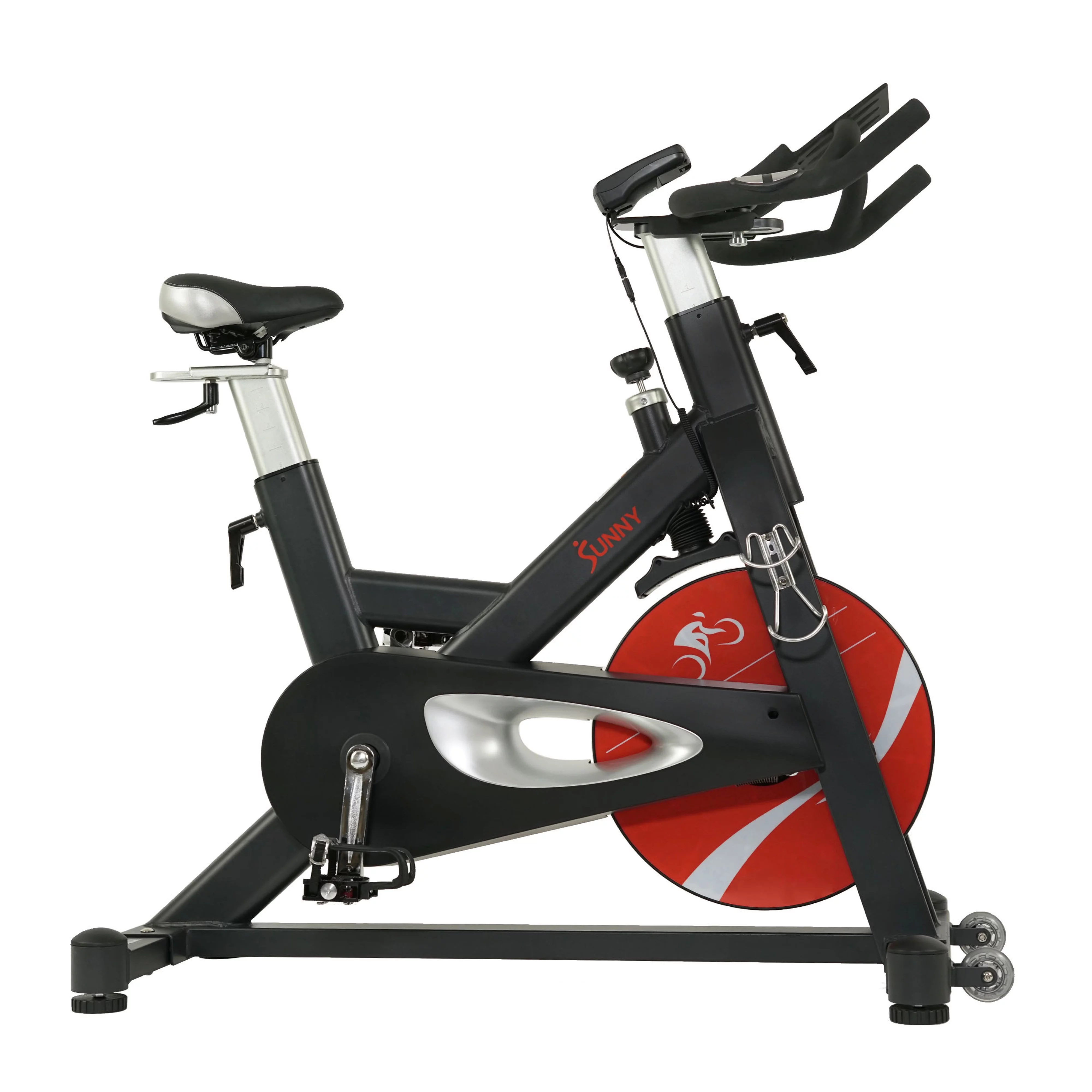 Sunny Health & Fitness Evolution Pro II Magnetic Indoor Cycle Exercise Bike with Device Holder -SF-B1986