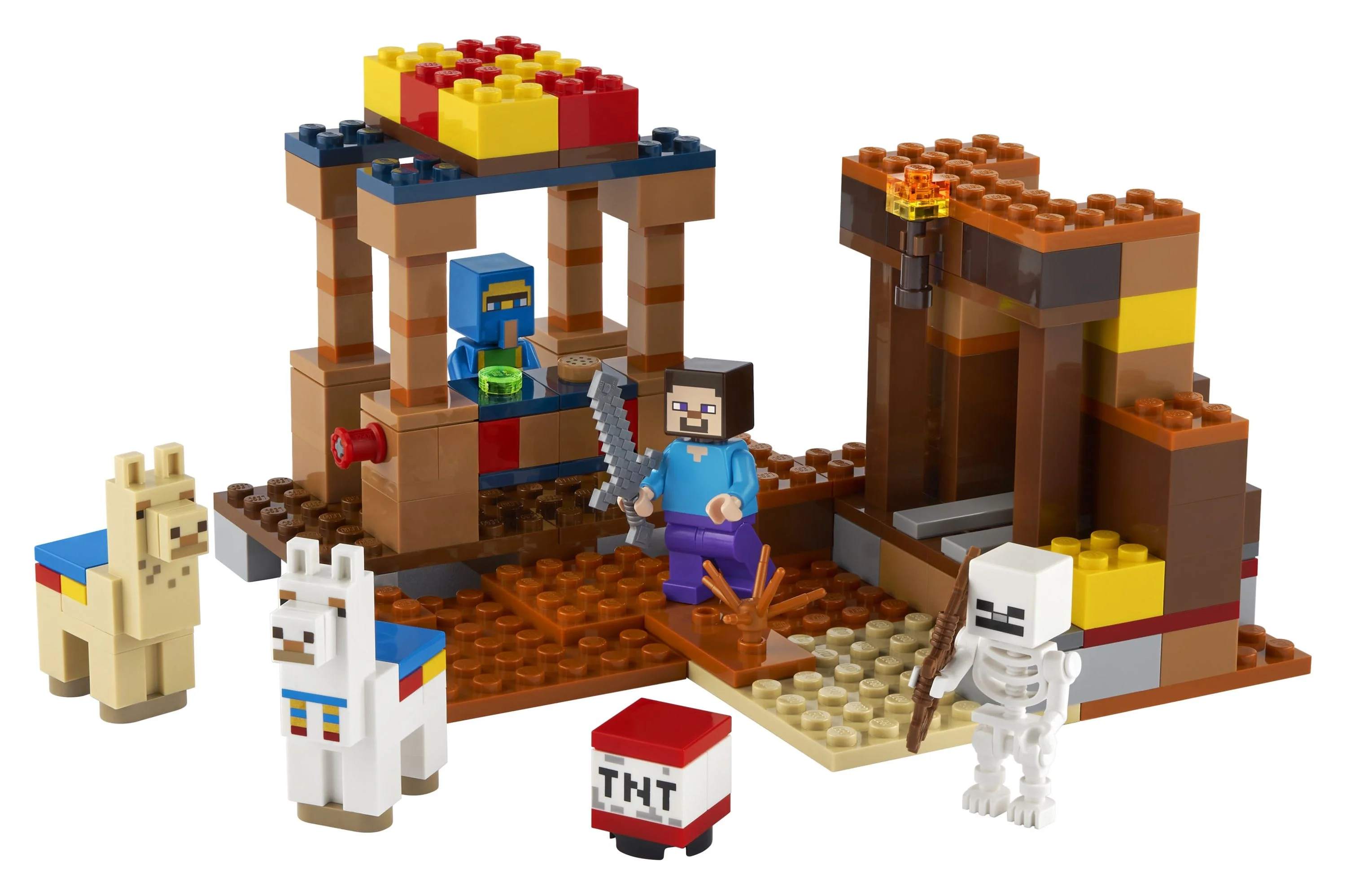 LEGO Minecraft The Trading Post 21167 Collectible Playset  (201 Pieces)