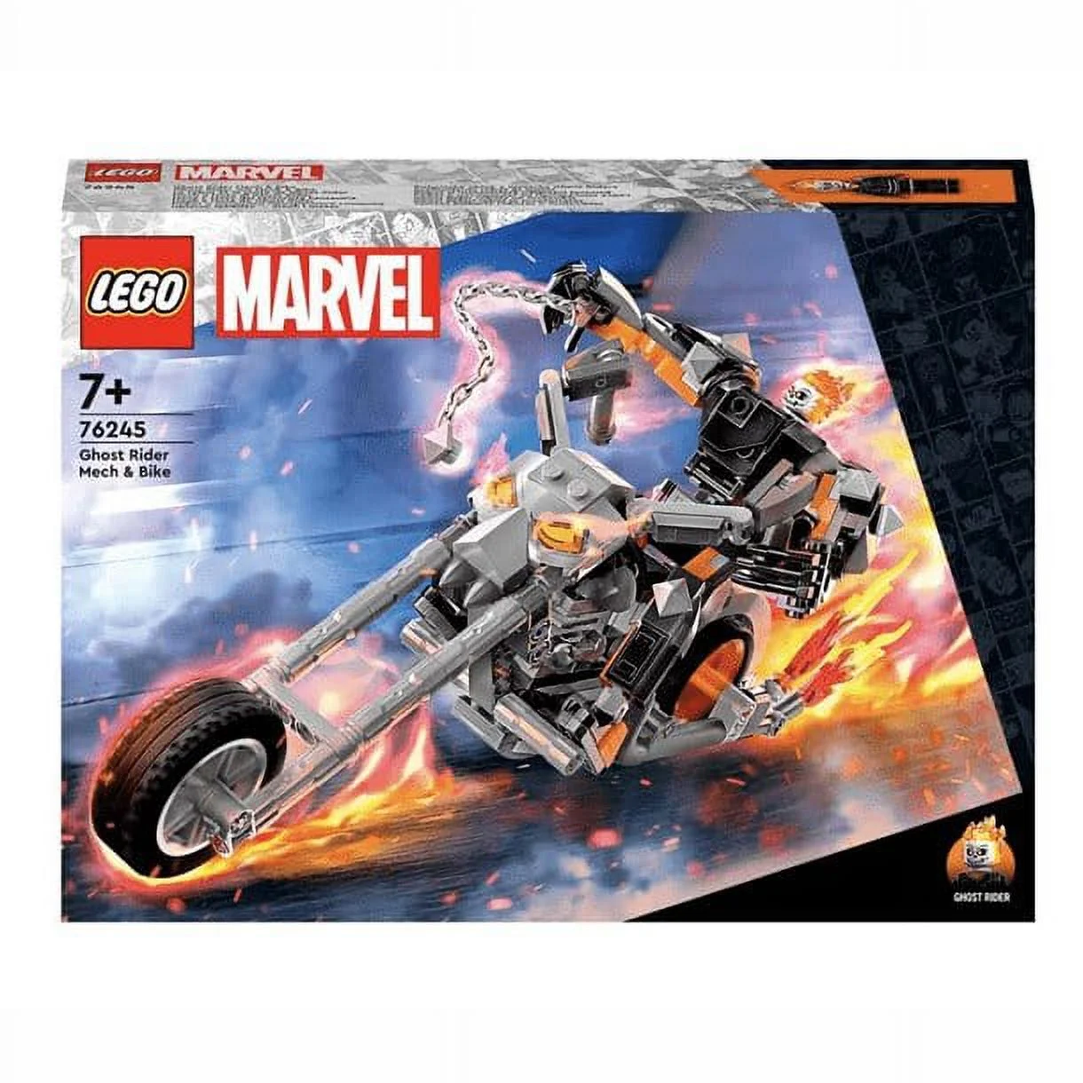 Lego Marvel Ghost Rider Robot and Motorbike 76245