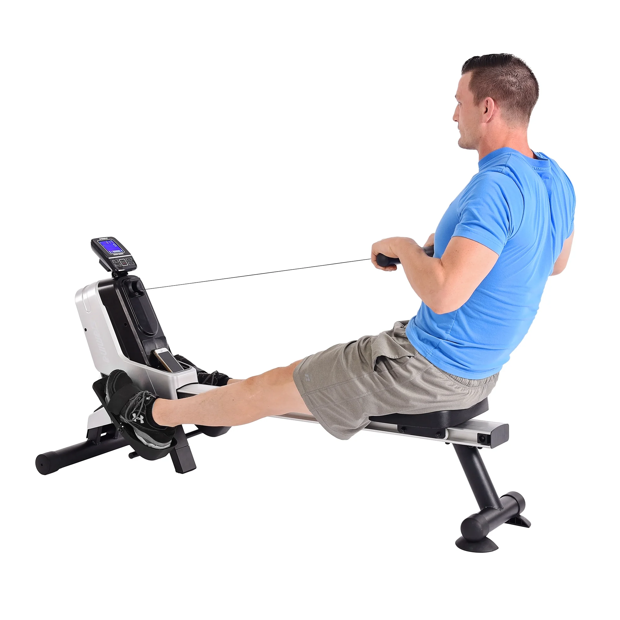 Stamina Rower 1130, 16 Levels Magnetic Resistance, Heart Rate Monitor, 250 lb. Weight Limit