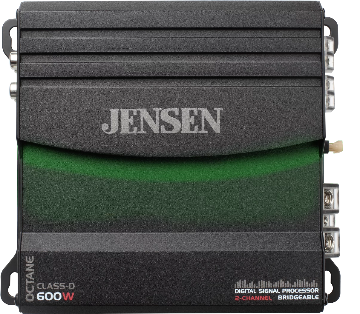 JENSEN XDA92RB Class D 2 Channel Bridgeable Amplifier with 80 Watts x 2 RMS, 600 Watts, New