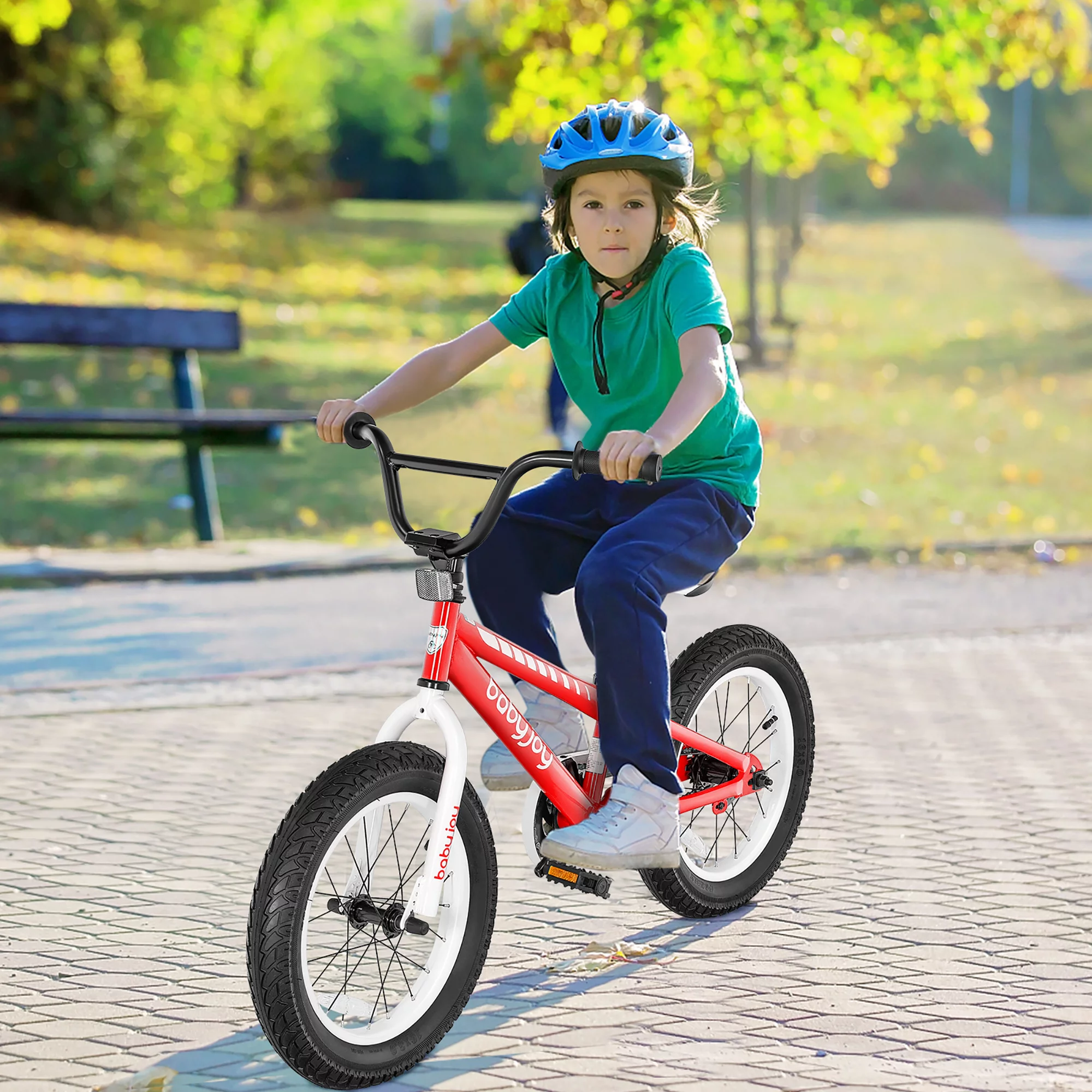 Babyjoy 16” Kids Bike Bicycle w/ Training Wheels for 5-8 Years Old Boys Girls