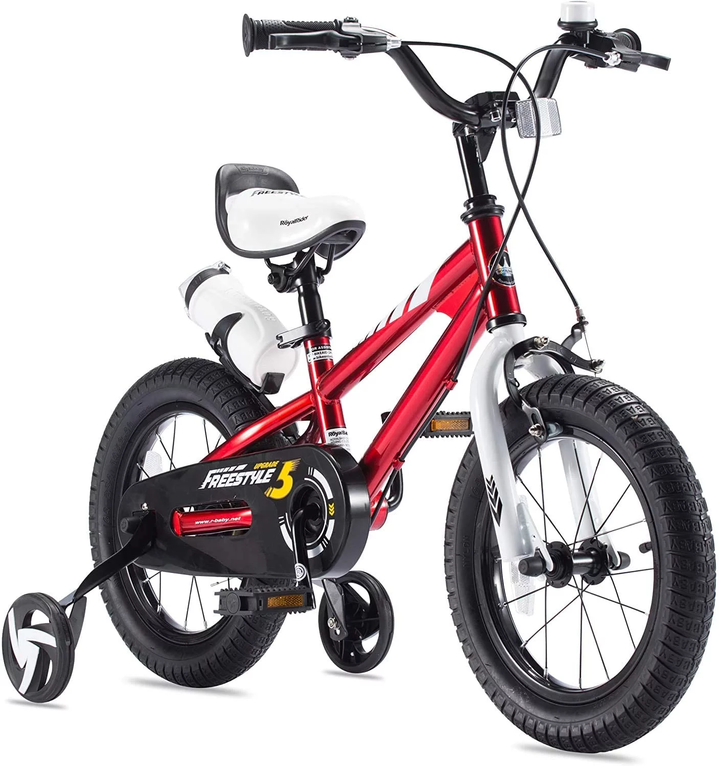 Royalbaby BMX Freestyle 12 inch Kid’s Bike Blue with Two Hand Brakes