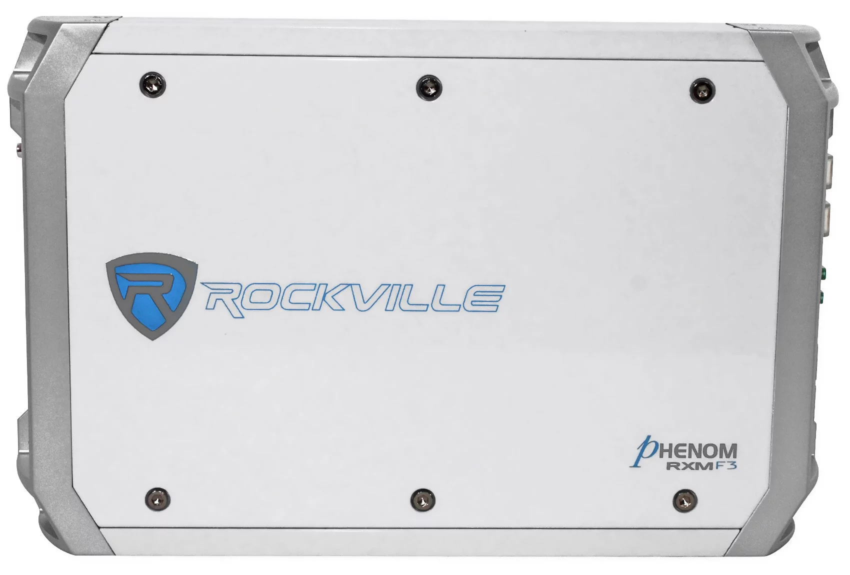 Rockville RXM-F3 1600 Watt Marine/Boat 4 Channel Amplifier Amp+PA Microphone