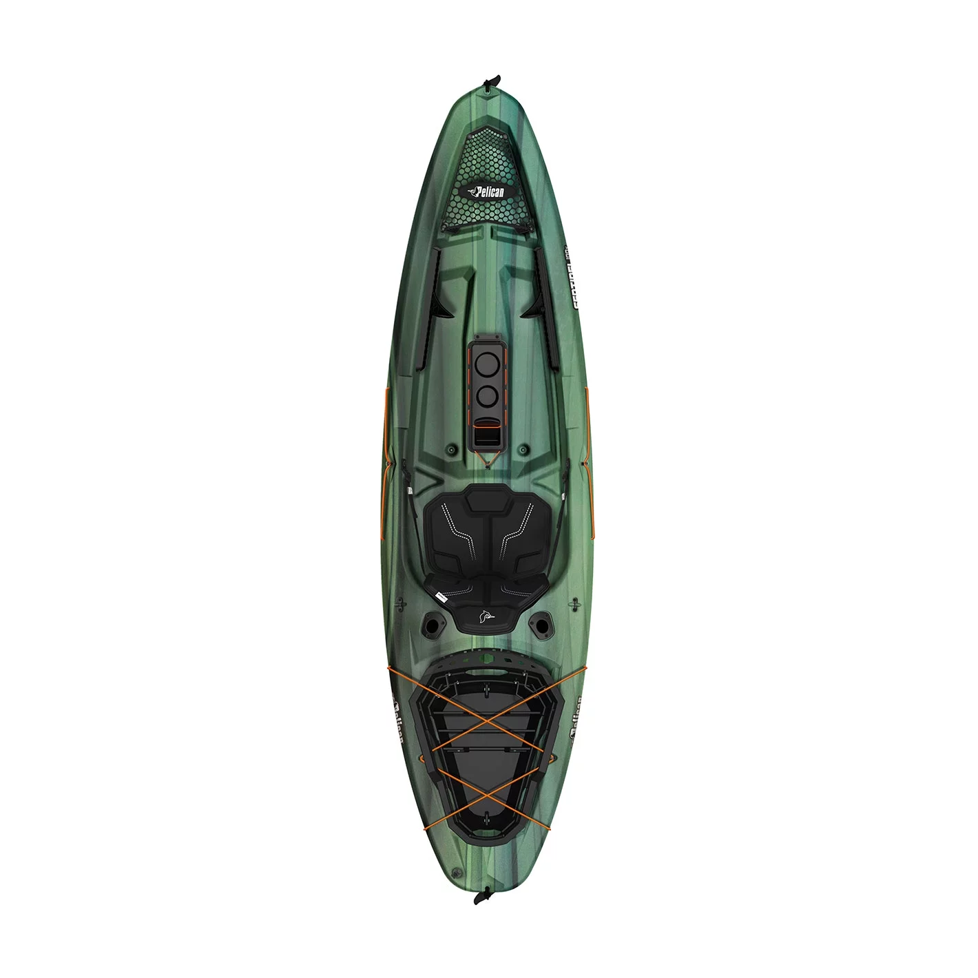 Pelican – Sentinel 100X angler fishing kayak – Fade Black Green