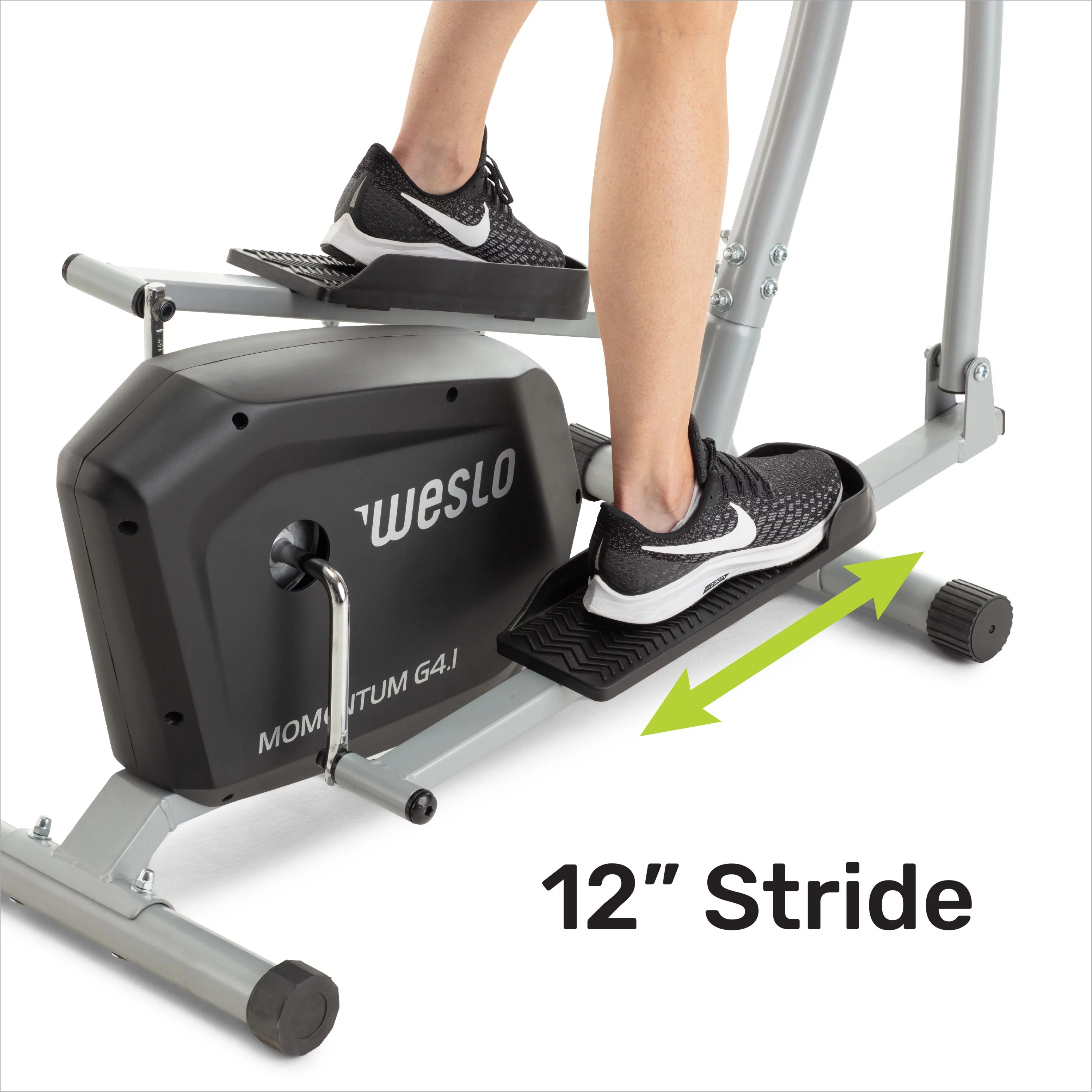 Weslo Momentum G 4.1 Rear-Drive Elliptical with Inertia-Enhanced Flywheel