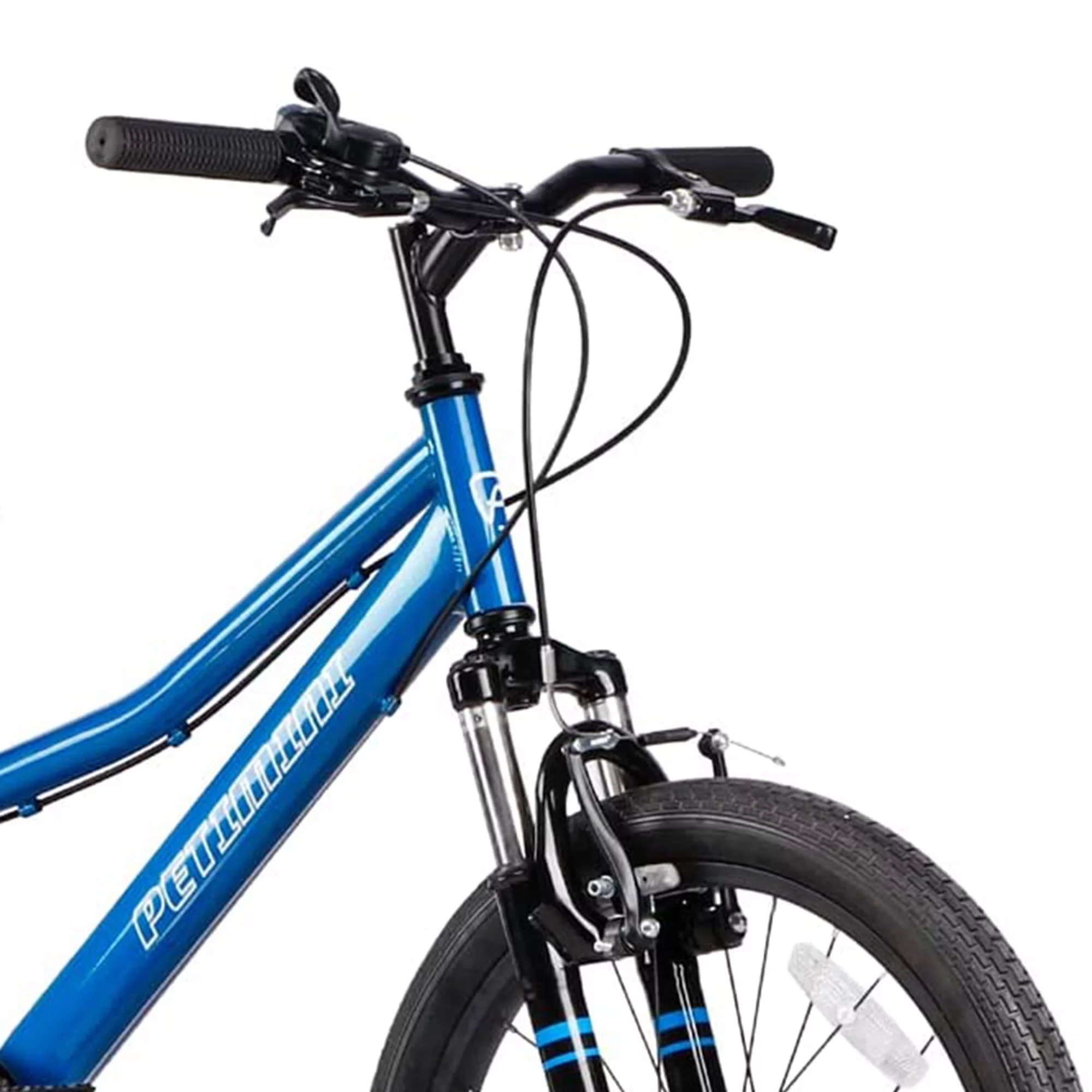 Petimini Cyclone 20 In 6 Speed Kids Mountain Bike for 5-9 Year Olds, Blue