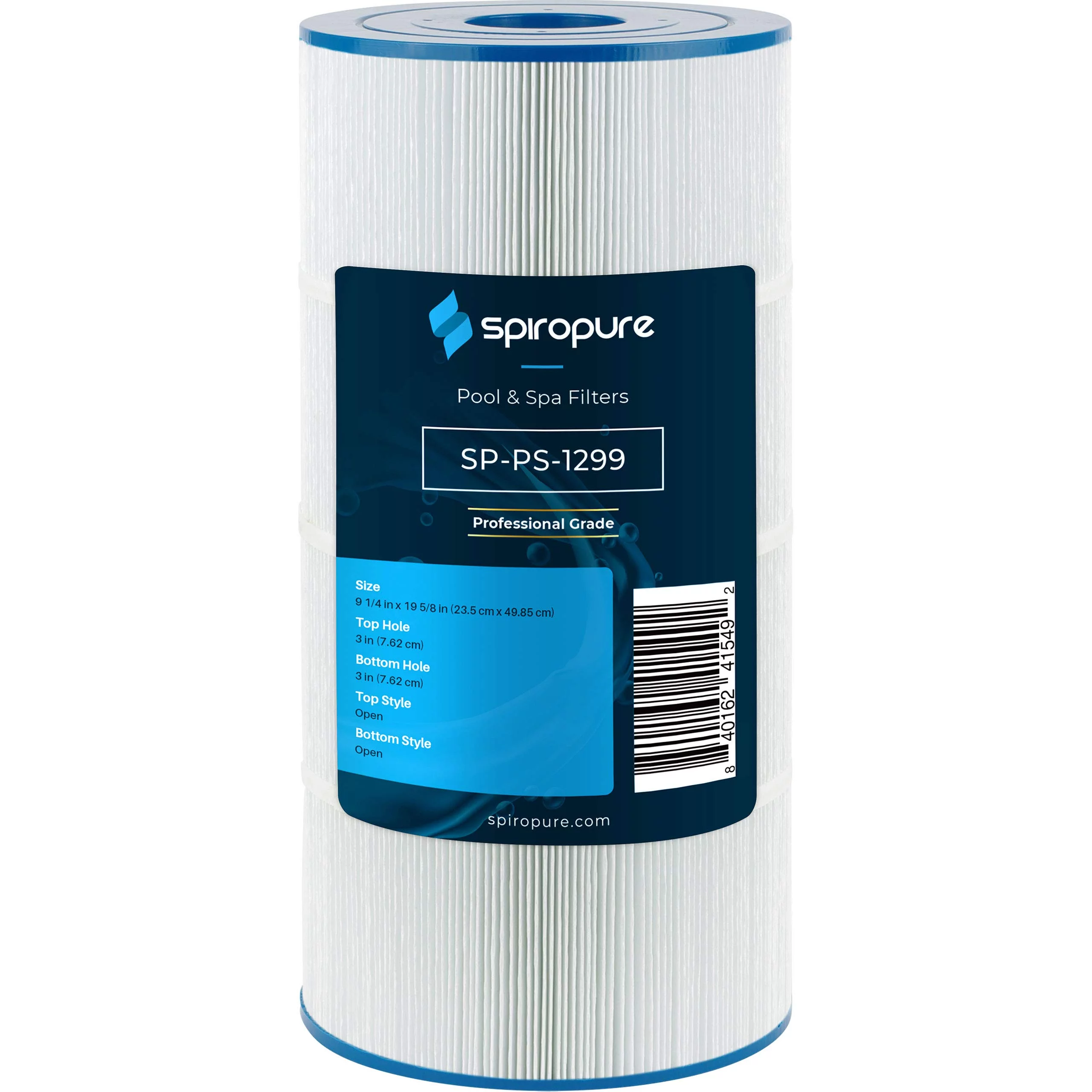 SpiroPure Replacement for Hayward C1250 CX1250RE ASL Full-Flo C1250 Pleatco PA125 Unicel C-9499 Pure N Clean PC-1299 Hot Tub Spa Pool Filter Replacement Cartridge