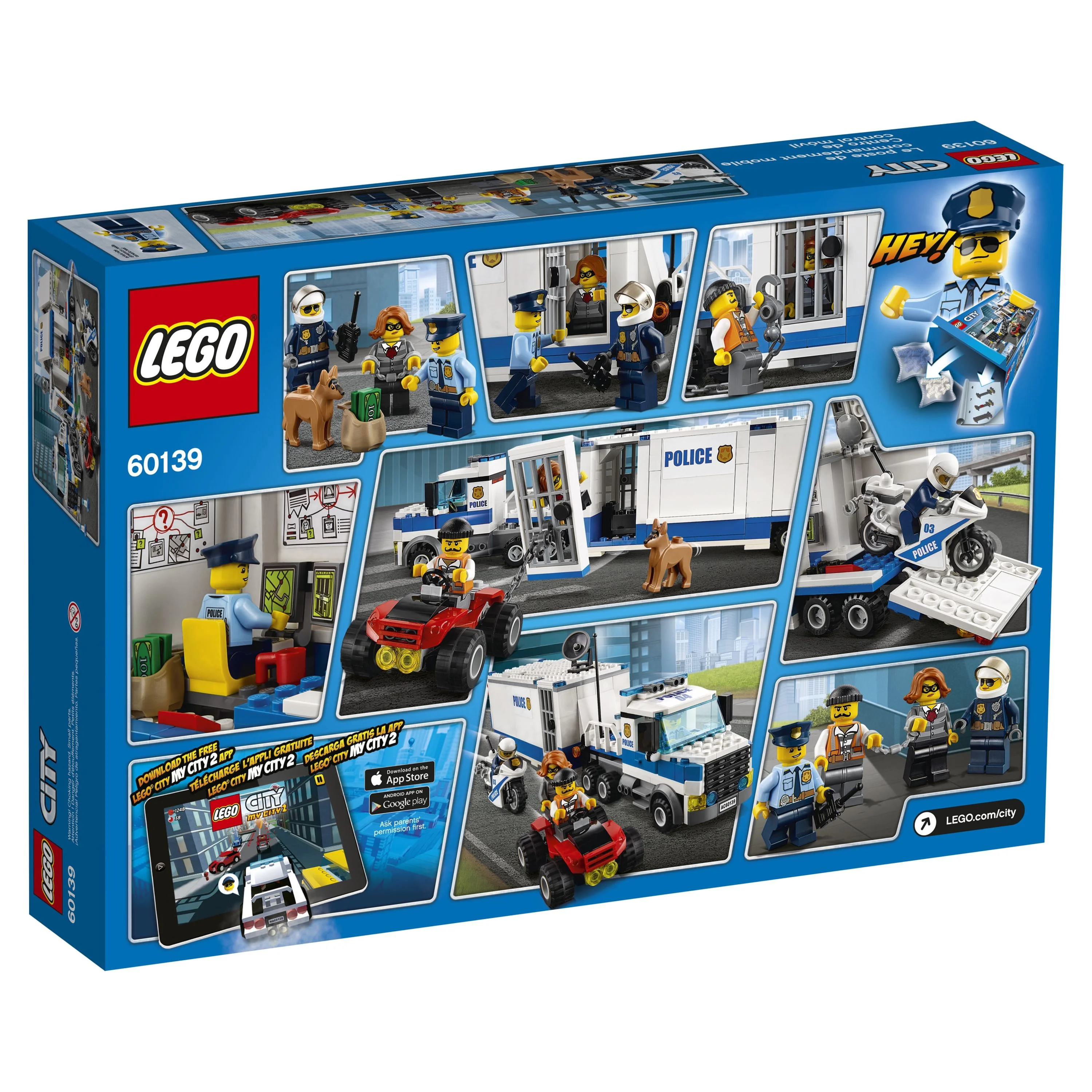 LEGO City Police Mobile Command Center 60139 (374 Pieces)