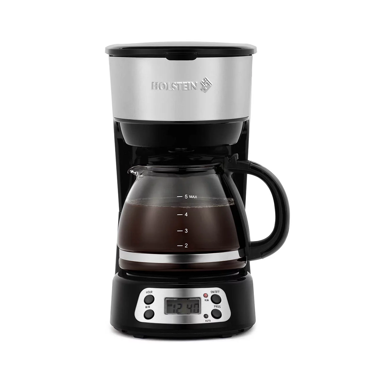 Holstein Housewares 5-Cup Programmable Coffee Maker