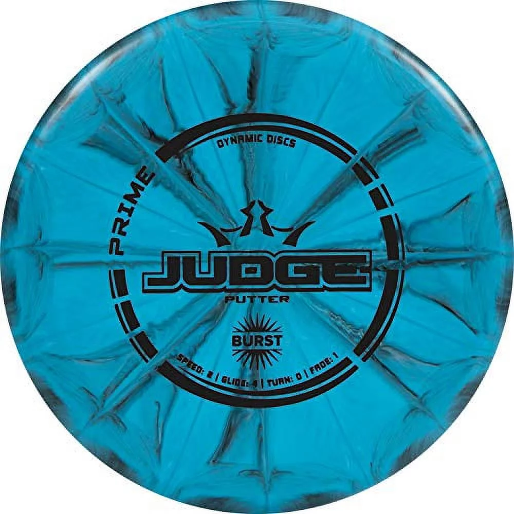 Dynamic Discs Judge Disc Golf Putter Five Pack | Prime Burst Judge Disc Golf Putter Pack | Frisbee Golf Putter Pack | 170 Grams and Above | Disc Color and Stamp Will Vary