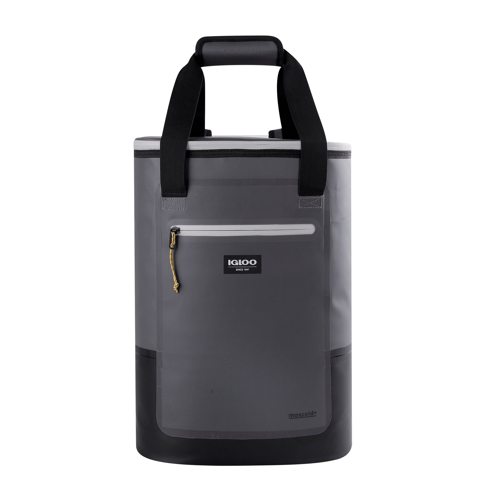 Igloo 28 Cans Overland Halo Backpack Soft Sided Cooler, Gray (17″ x 12.5″ x 17″)