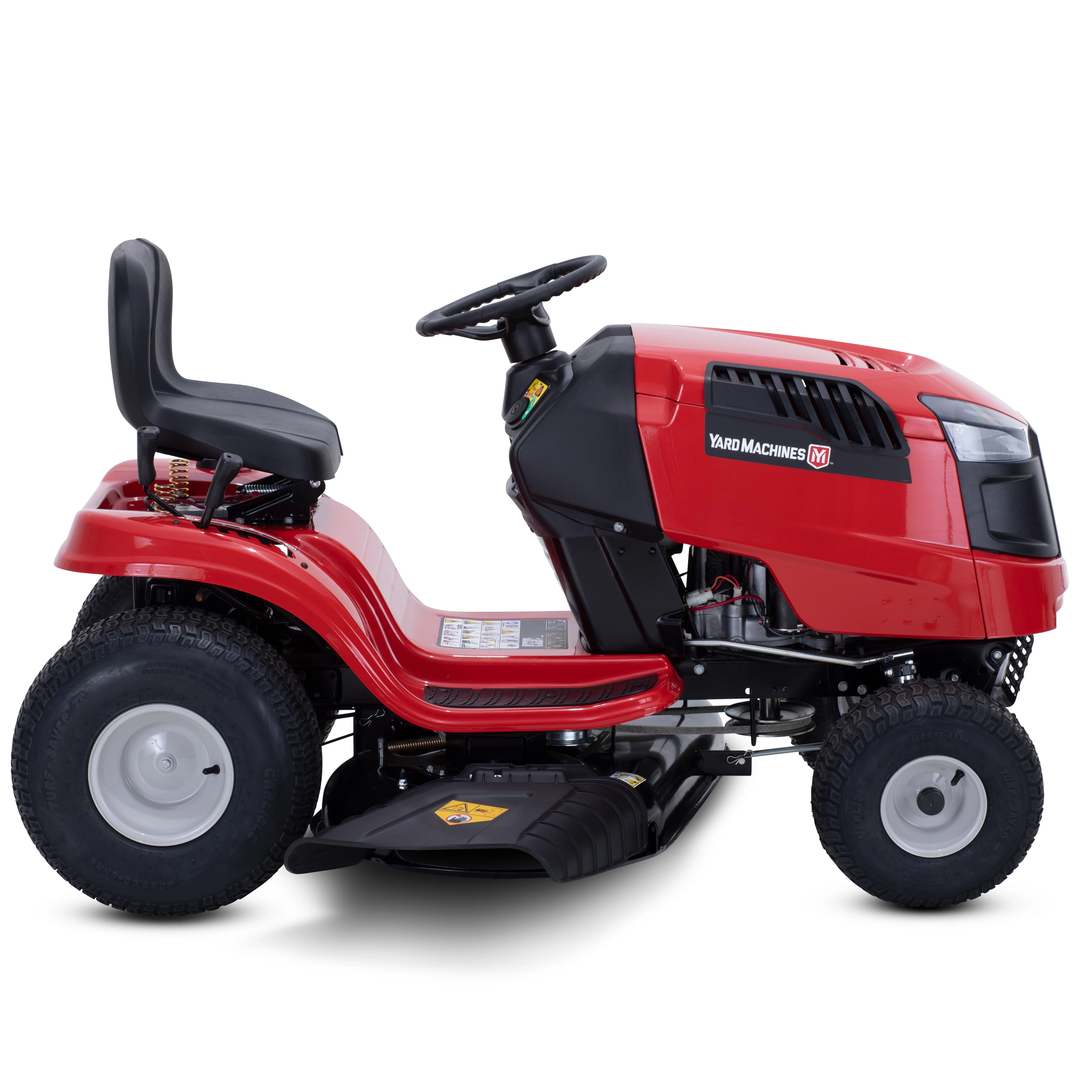 Yard Machines 42-in Riding Lawn Mower with 500cc Briggs & Stratton Gas Powered Engine