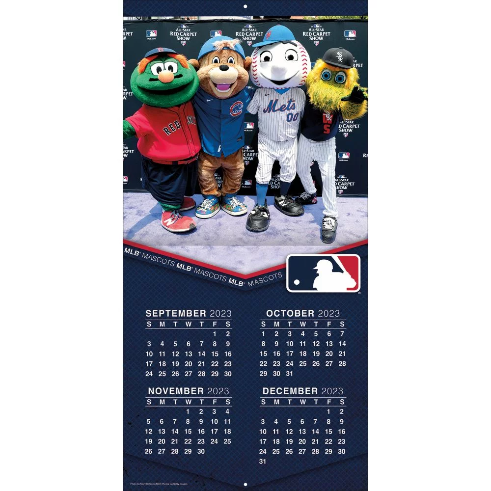 Mlb Mascots 2024 12×12 Wall Calendar (Other)