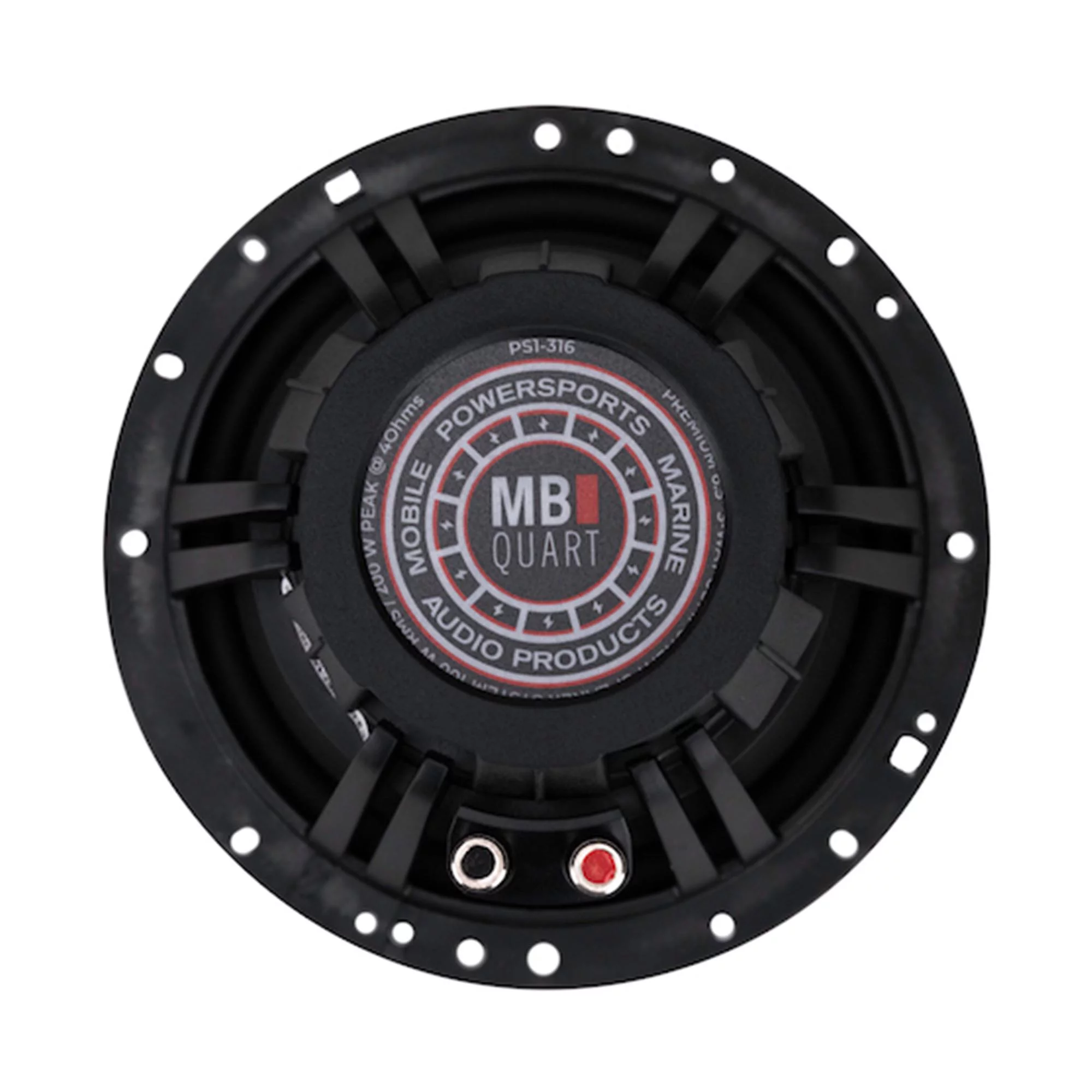 MB Quart PS1-316 Premium 6.5 Inch 400 Watt 3 Way Component Speaker System