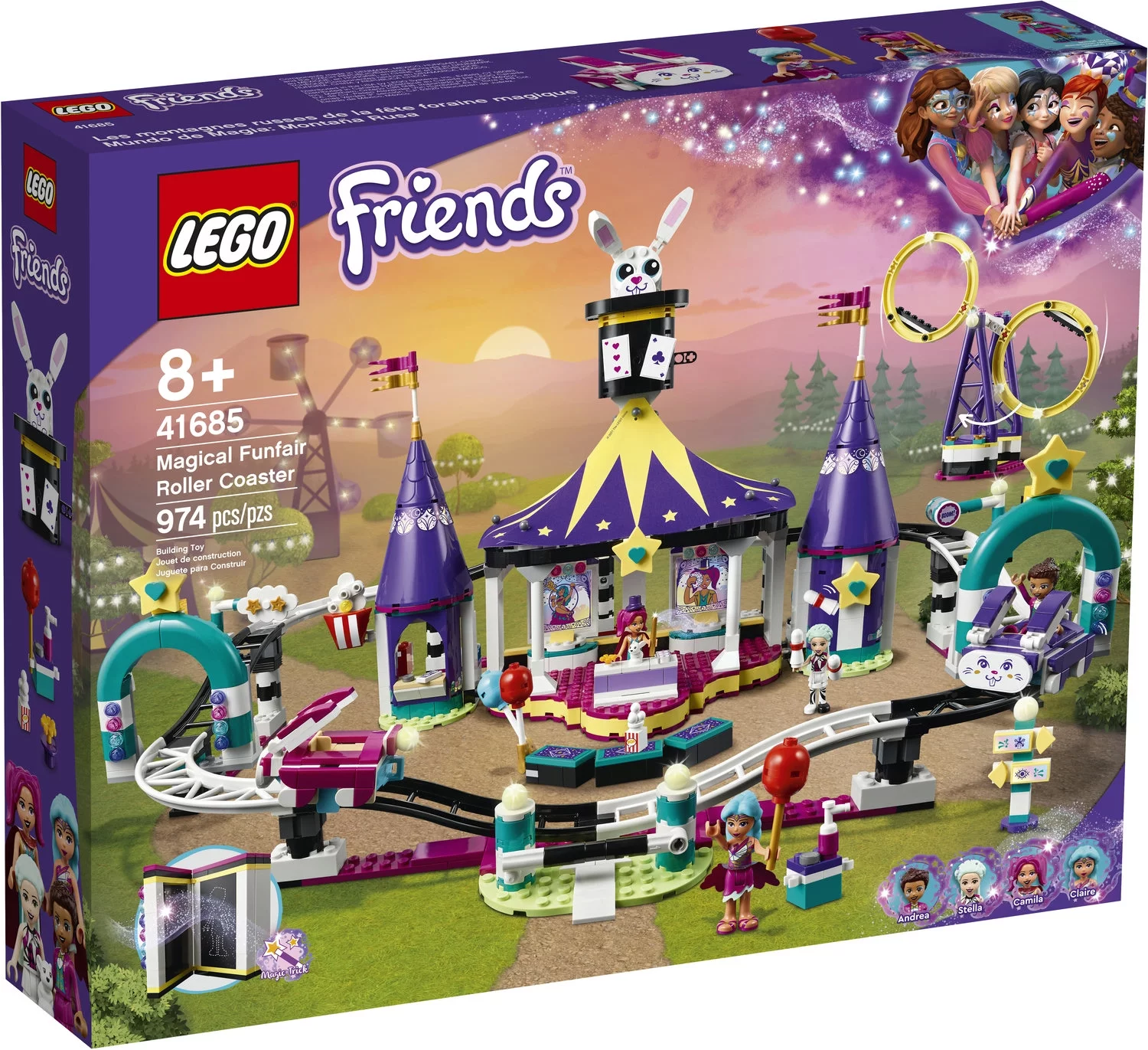 LEGO Friends Magical Funfair Rollercoaster 41685