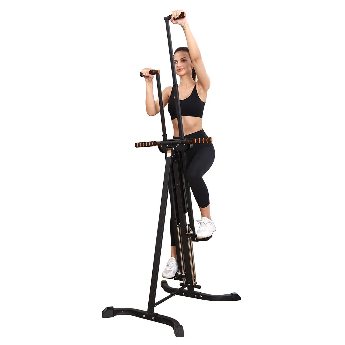 RELIFE Folding Vertical Climber Exercise Machine Fitness Stair Stepper for Home Gym Cardio Workout